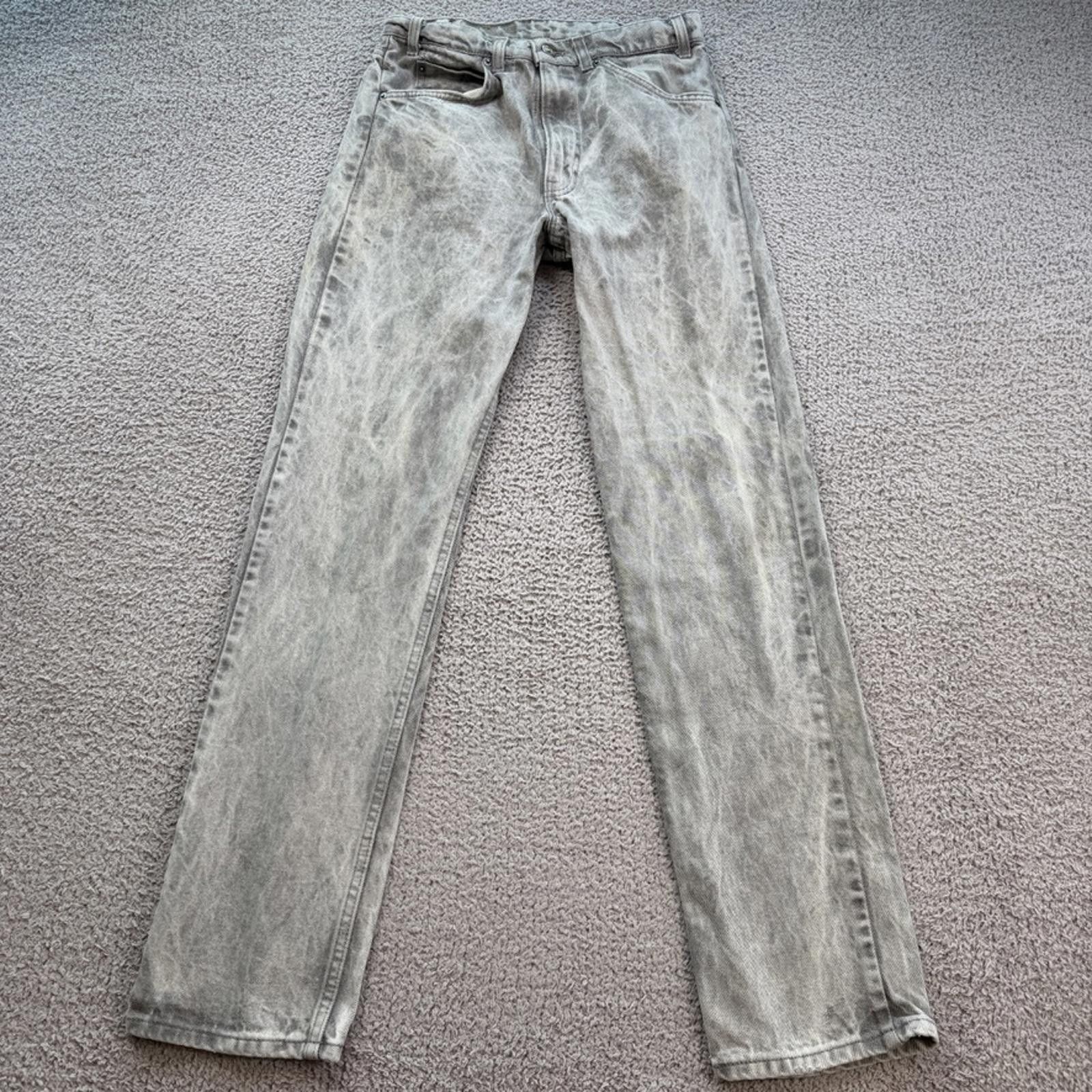 Levi's Vintage 90s Levis 501 Jeans Gray Acid Wash Denim 32x34 USA Size US 32 / EU 48 - 1 Thumbnail