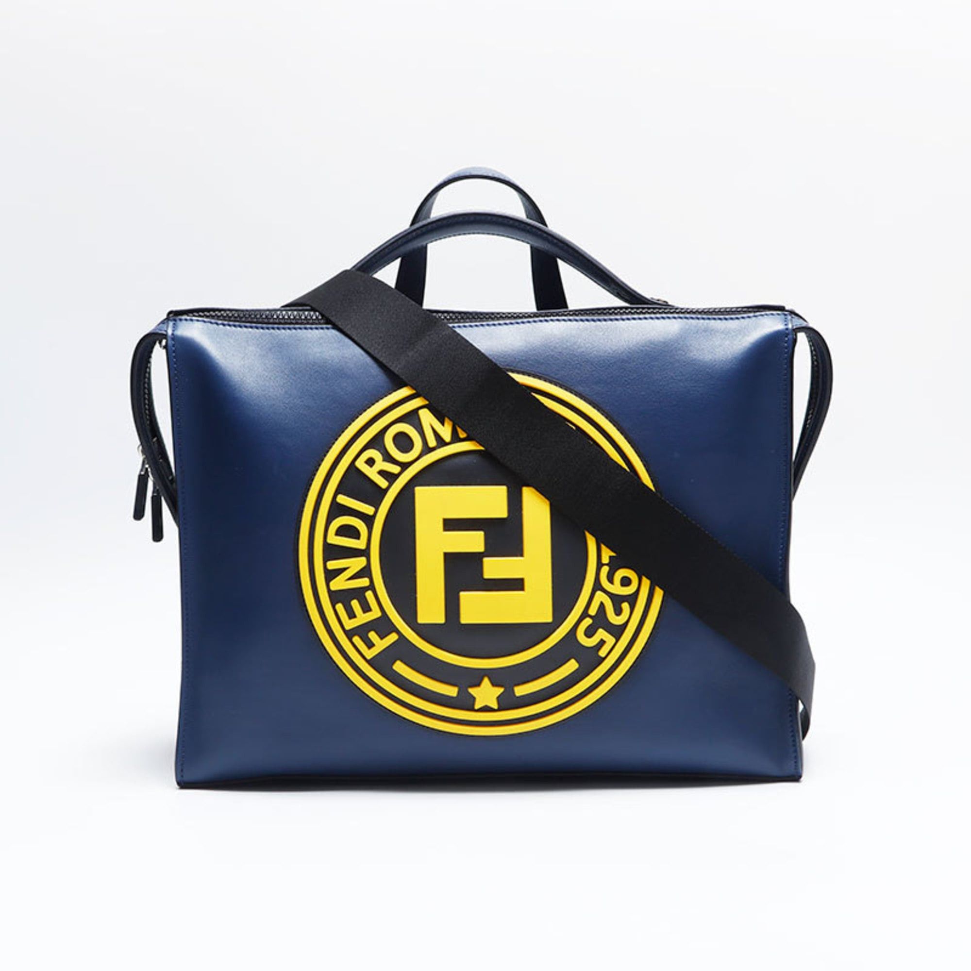 Fendi Fendi Louis FF Stamp 2-way Shoulder Bag, Navy, WS14817 Size ONE SIZE - 1 Thumbnail