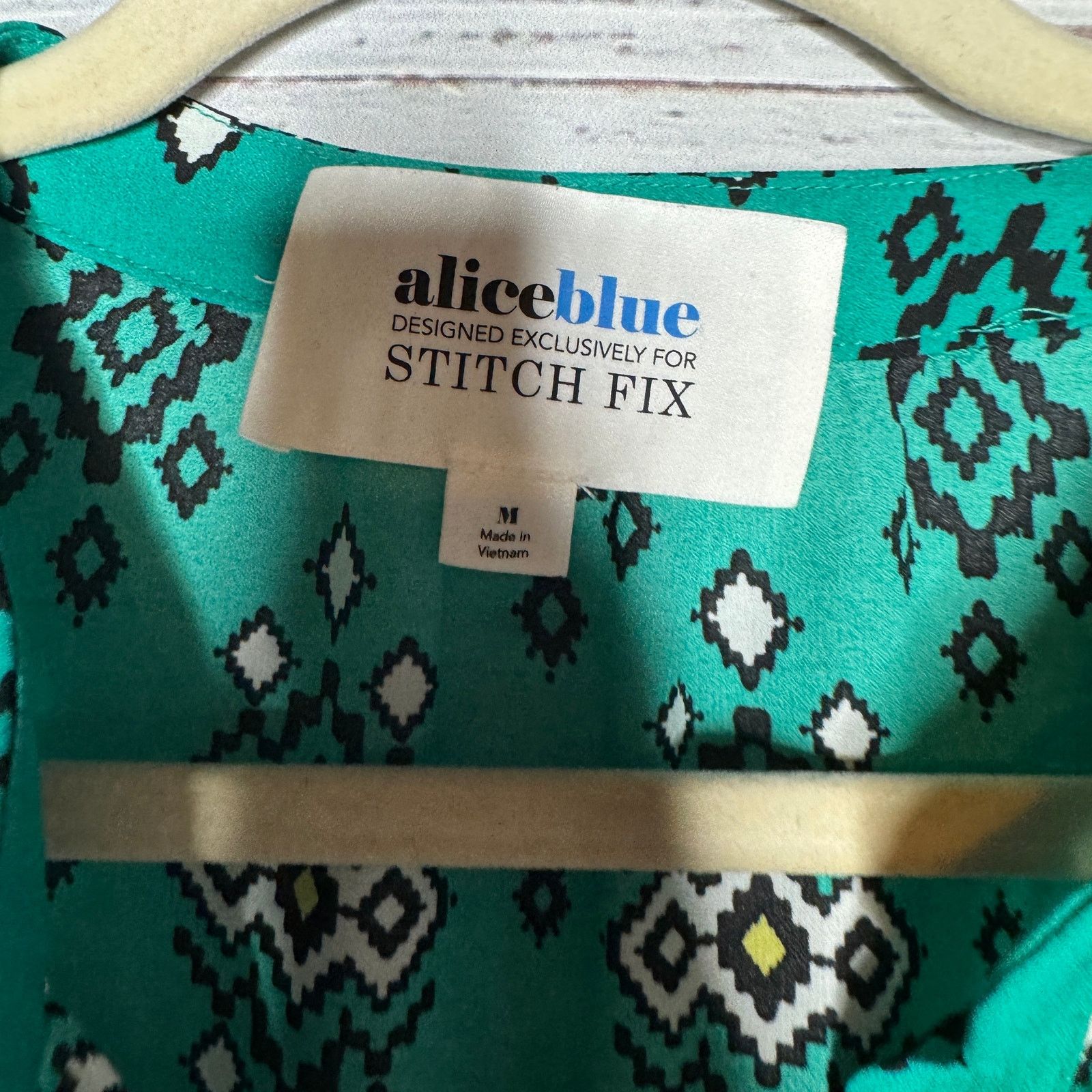 Stitch's Jeans Alice Blue Stitch Fix Sleeveless Blouse Teal - Med Size M / US 6-8 / IT 42-44 - 3 Thumbnail