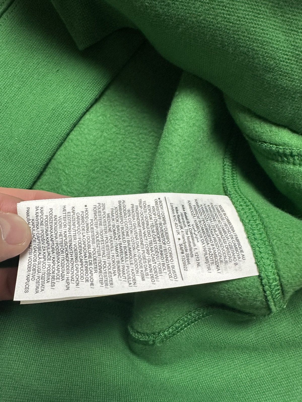Nike Nigeria Nike soccer hoodie rare green logo size L Size US L / EU 52-54 / 3 - 6 Thumbnail