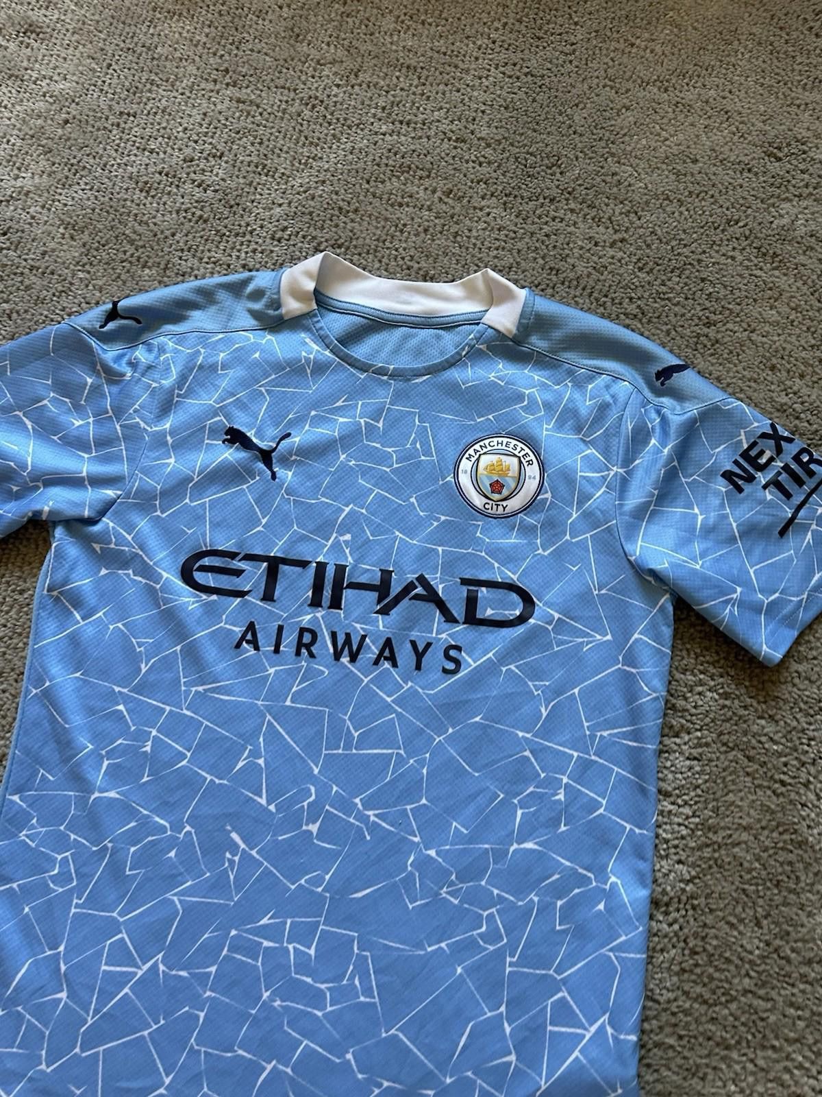 Puma MANCHESTER CITY 20-21 HOME FOOTBALL SHIRT SOCCER JERSEY PUMA Size US S / EU 44-46 / 1 - 3 Thumbnail