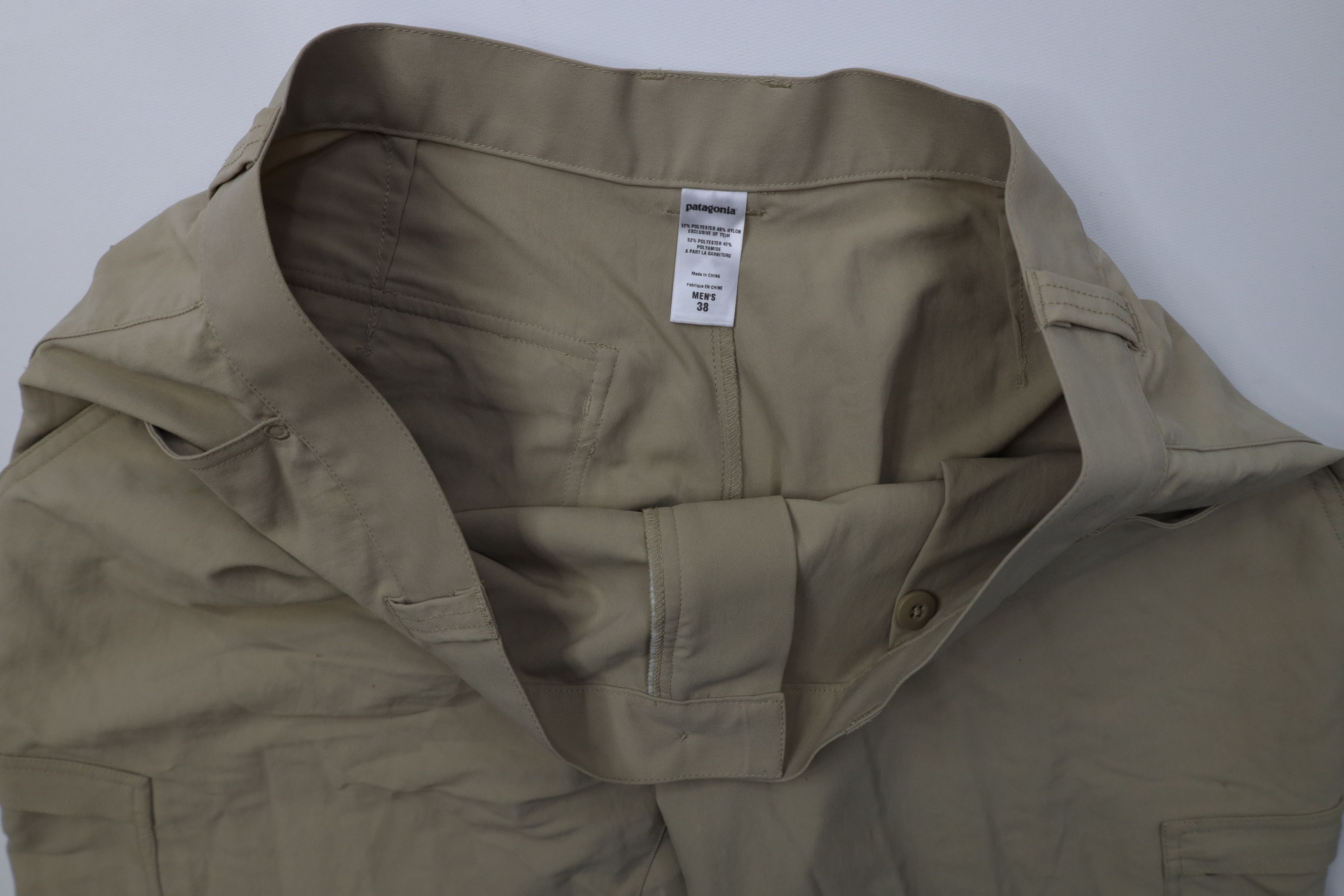 Patagonia Vintage Patagonia Spell Out Wide Leg Cargo Pants Beige Size US 38 / EU 54 - 11 Thumbnail