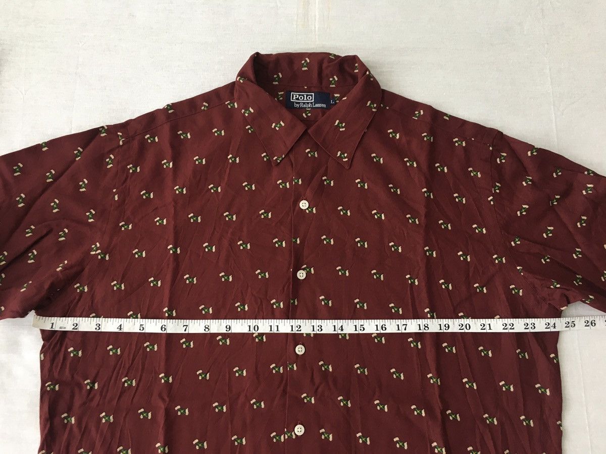Polo Ralph Lauren Vintage Polo Ralph Lauren Atomic Dog Motif Polynosic Shirts Size US L / EU 52-54 / 3 - 6 Thumbnail