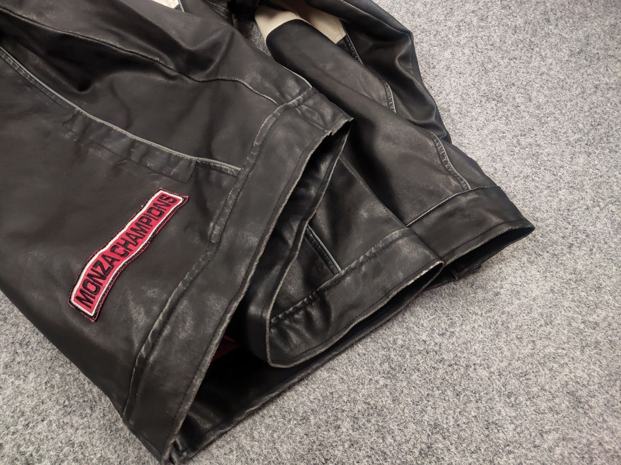 Vintage Vintage Speedway Monza Racing Moto Leather Style Jacket Size US XL / EU 56 / 4 - 13 Thumbnail