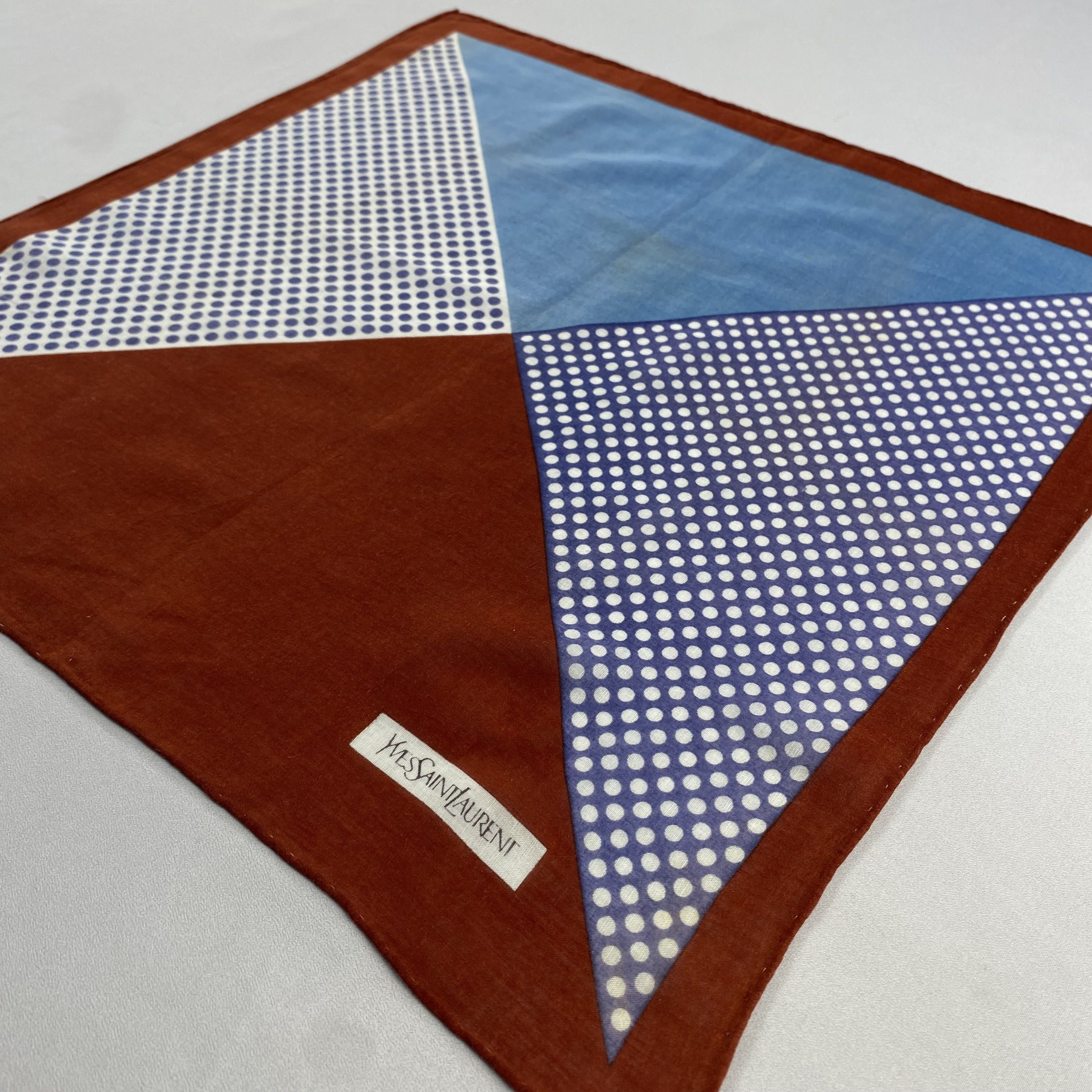 Vintage Yves Saint Laurent Neckerchief / Handkerchief-P615 Size ONE SIZE - 2 Thumbnail
