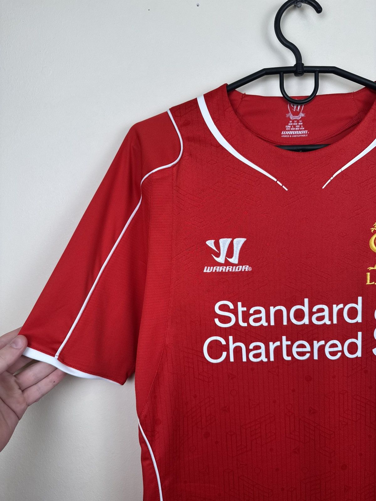 Warrior Warriors L. F. C. Liverpool Jersey 2014-2015 Soccer Red M Size US M / EU 48-50 / 2 - 11 Thumbnail