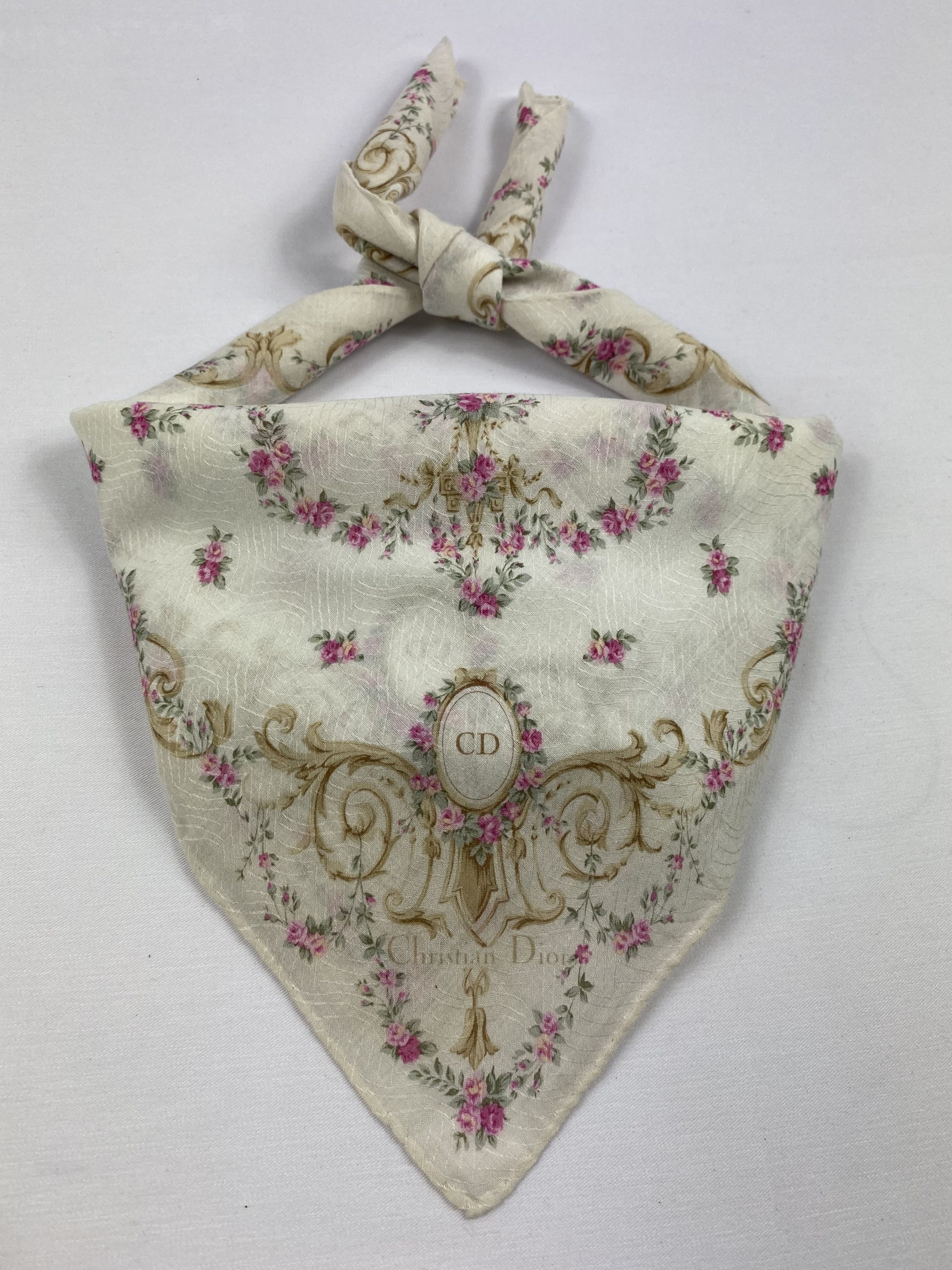 Christian Dior Handkerchief / Bandana / Neckerchief A1141
