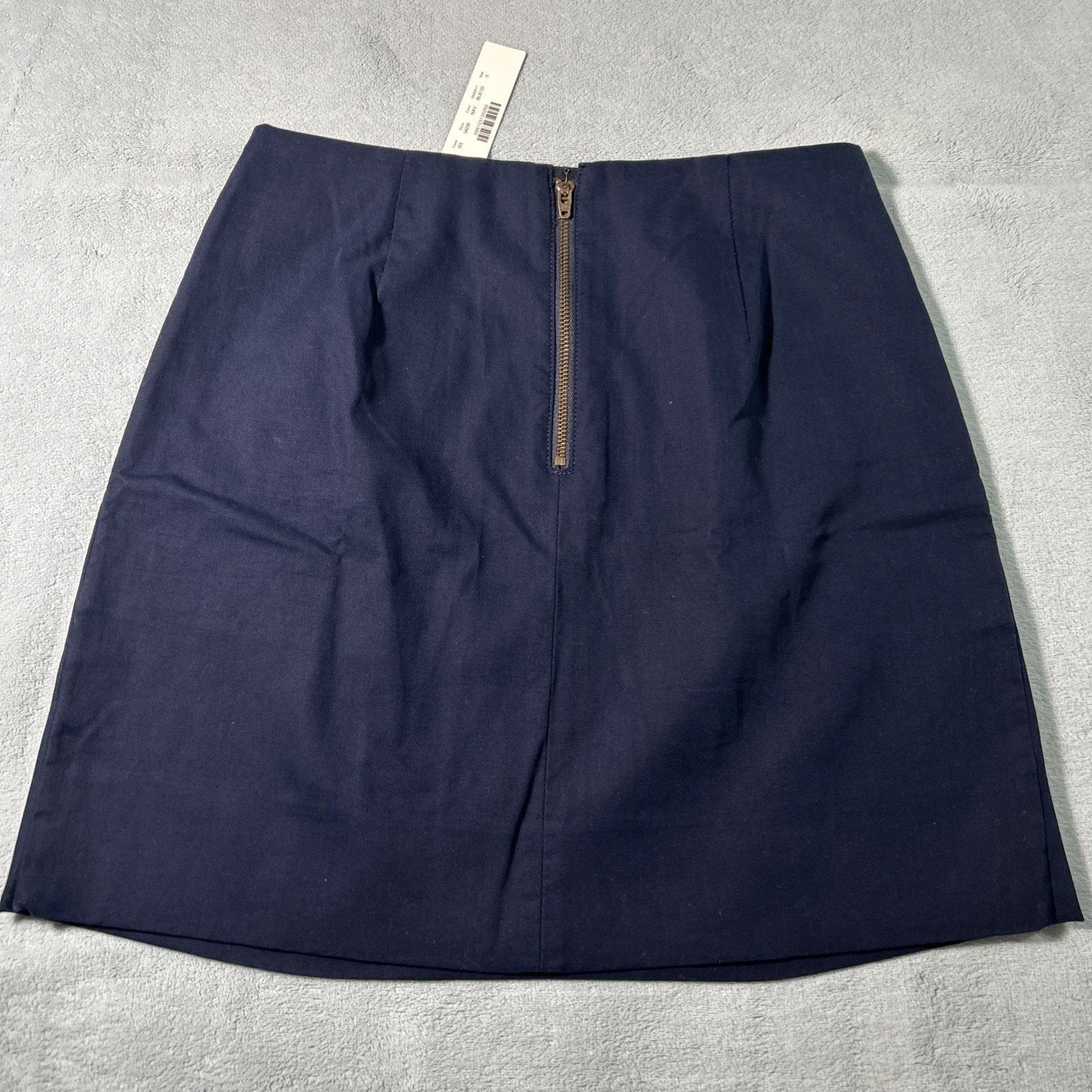 J.Crew J Crew Pleated Dress Skirt One Piece Women Sz 0 26x17 Navy Size 25" / US 0 / IT 36 - 2 Thumbnail
