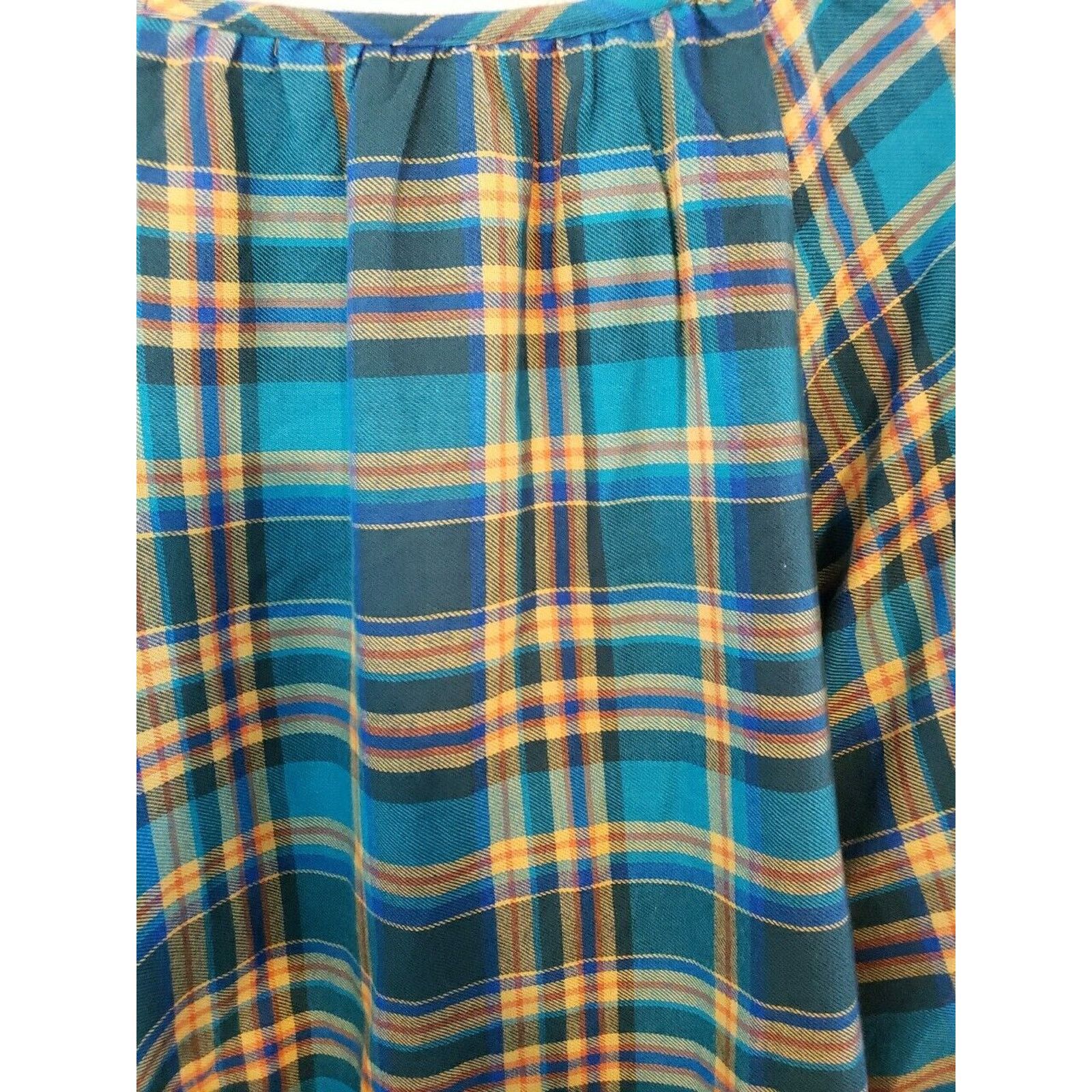Other The Pioneer Woman Large Blue Plaid Floral Embroidery Top Size L / US 10 / IT 46 - 9 Thumbnail