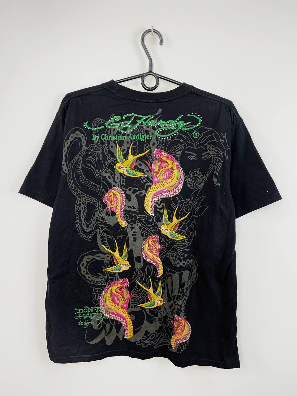 Ed Hardy Ed Hardy streetwear vintage t-shirts size M Size US M / EU 48-50 / 2 - 2 Thumbnail