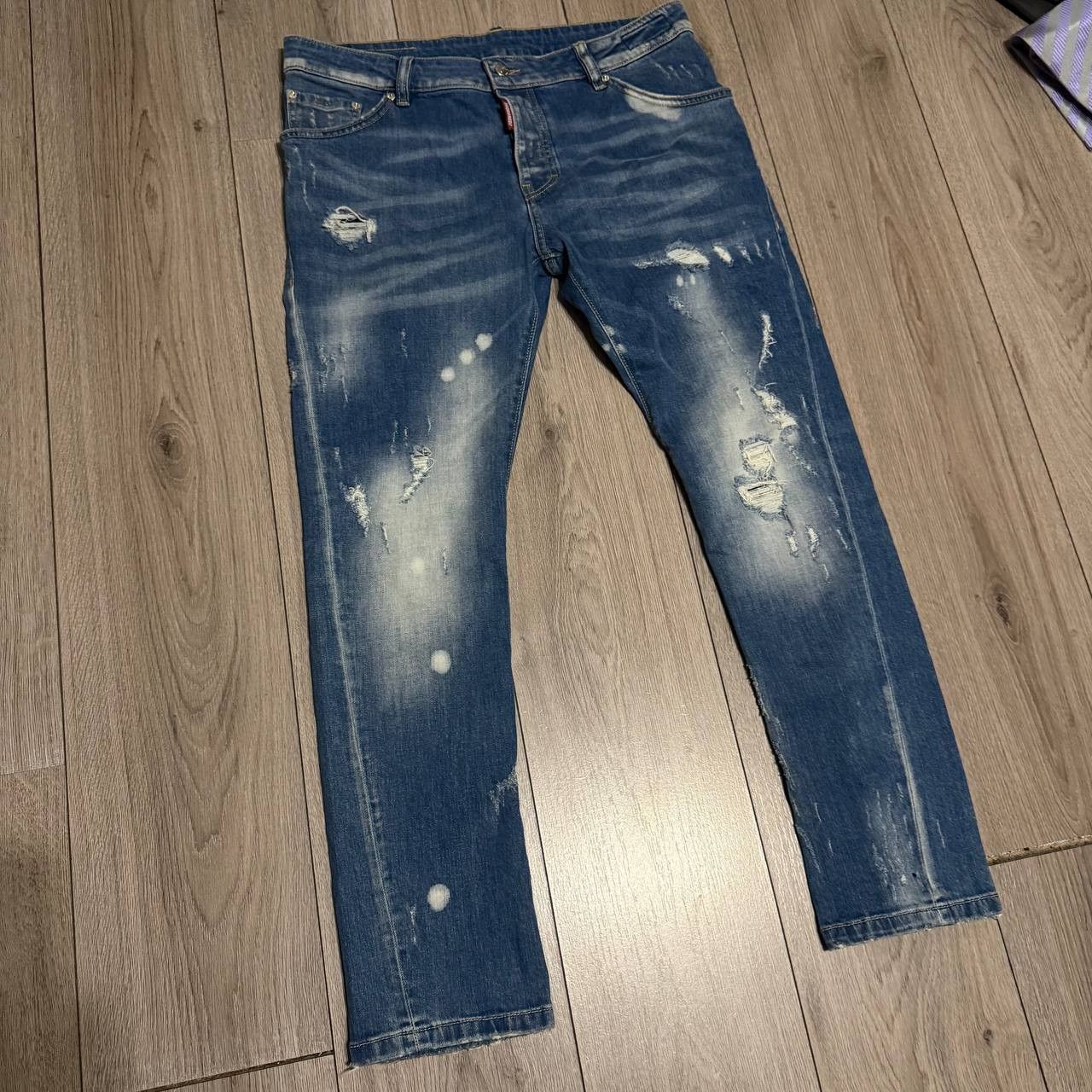 Dsquared2 dsquared2 jeans men 52 avant garde disressed denim Size US 36 / EU 52 - 3 Thumbnail
