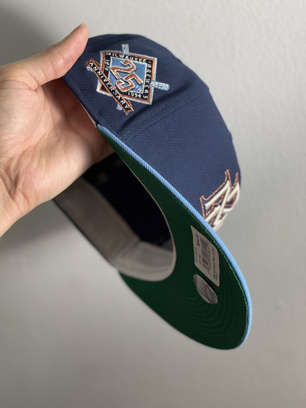 Hat Club × MLB × New Era 7 Hat Club Exclusive “Blue Moon” Milwaukee Brewers Size ONE SIZE - 4 Thumbnail