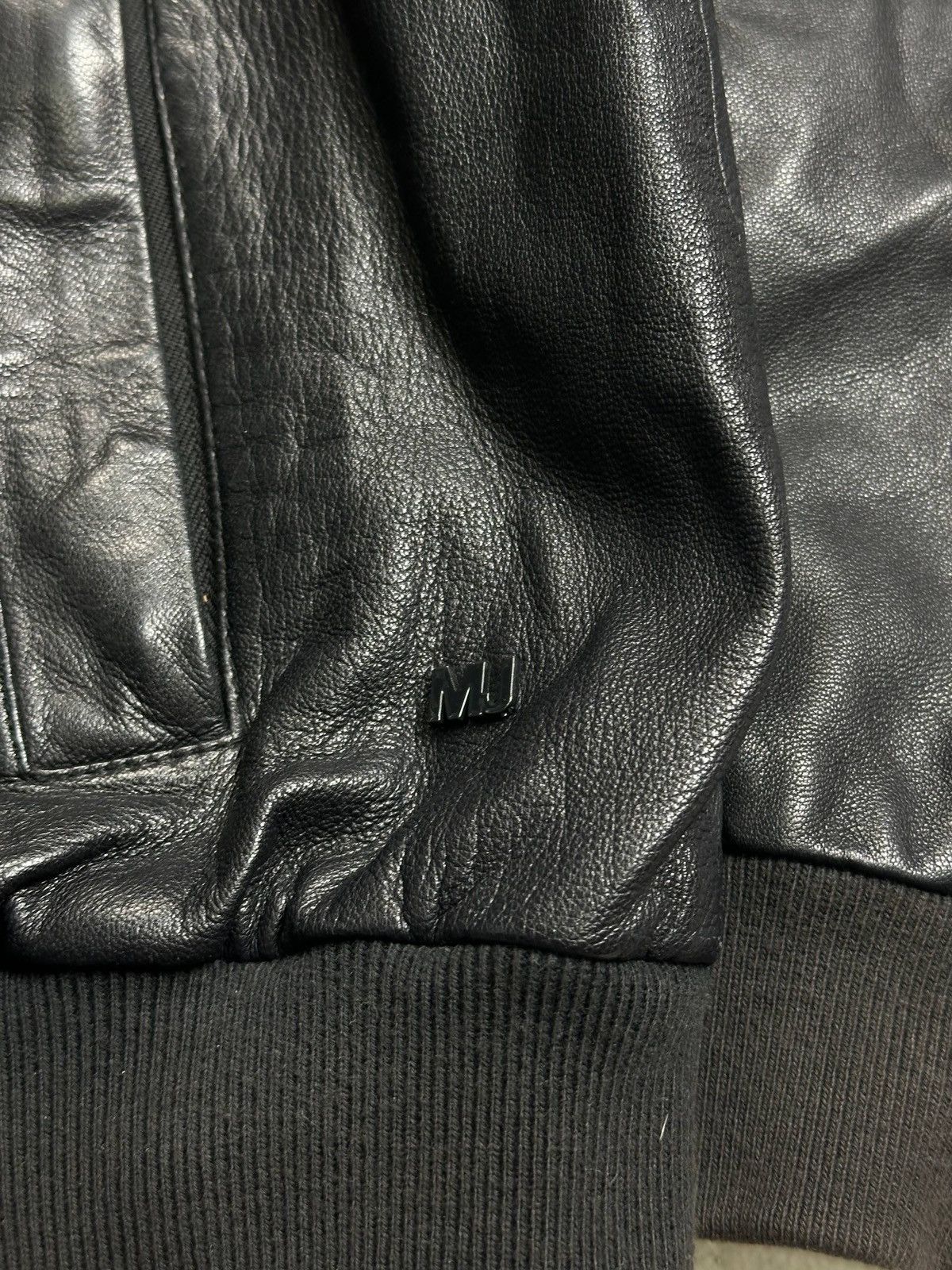Marc Jacobs Marc by Marc Jacobs Waking Night Leather Hooded Jacket L Size US L / EU 52-54 / 3 - 8 Thumbnail