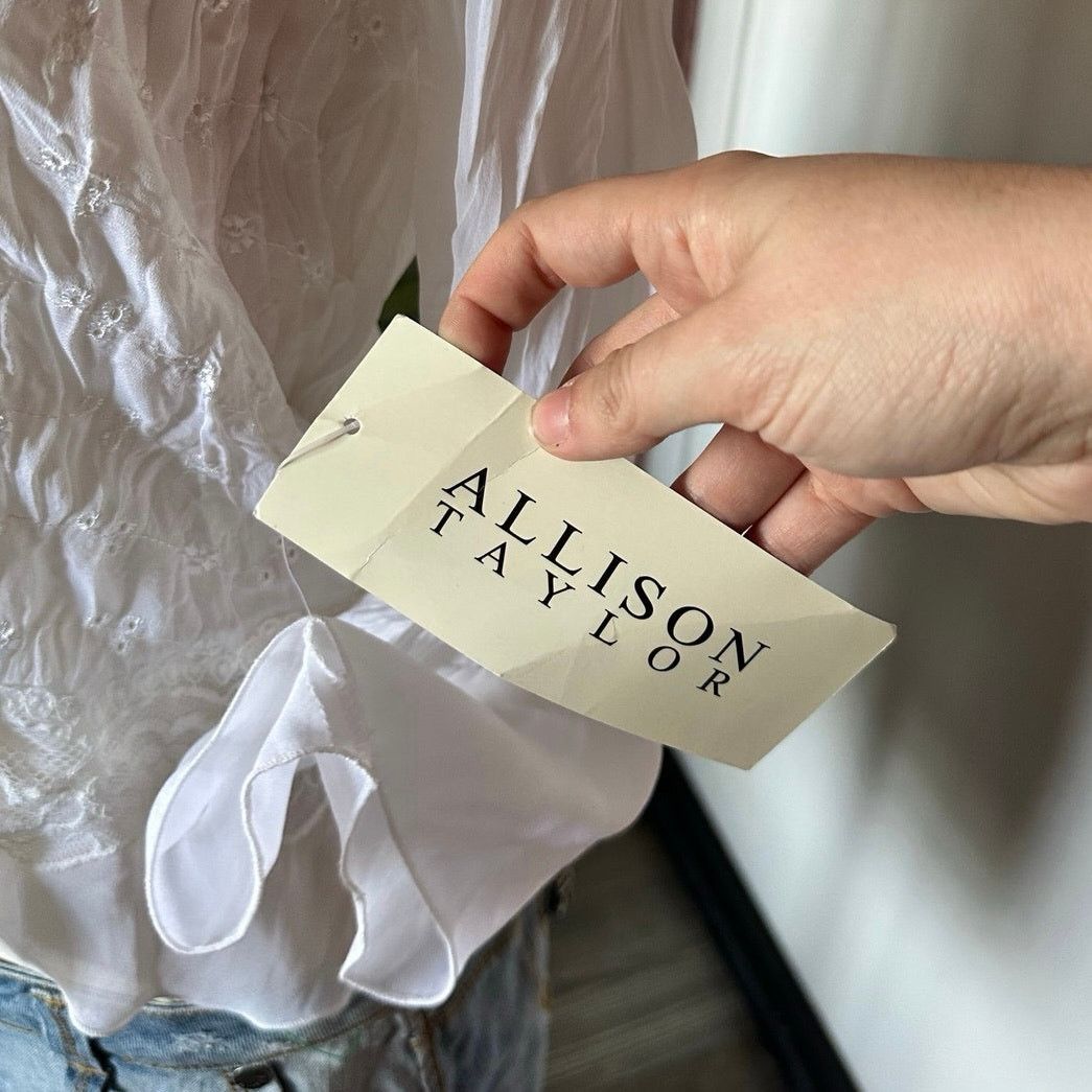 Other allison taylor white button up long sleeve blouse shirt Size M / US 6-8 / IT 42-44 - 3 Thumbnail