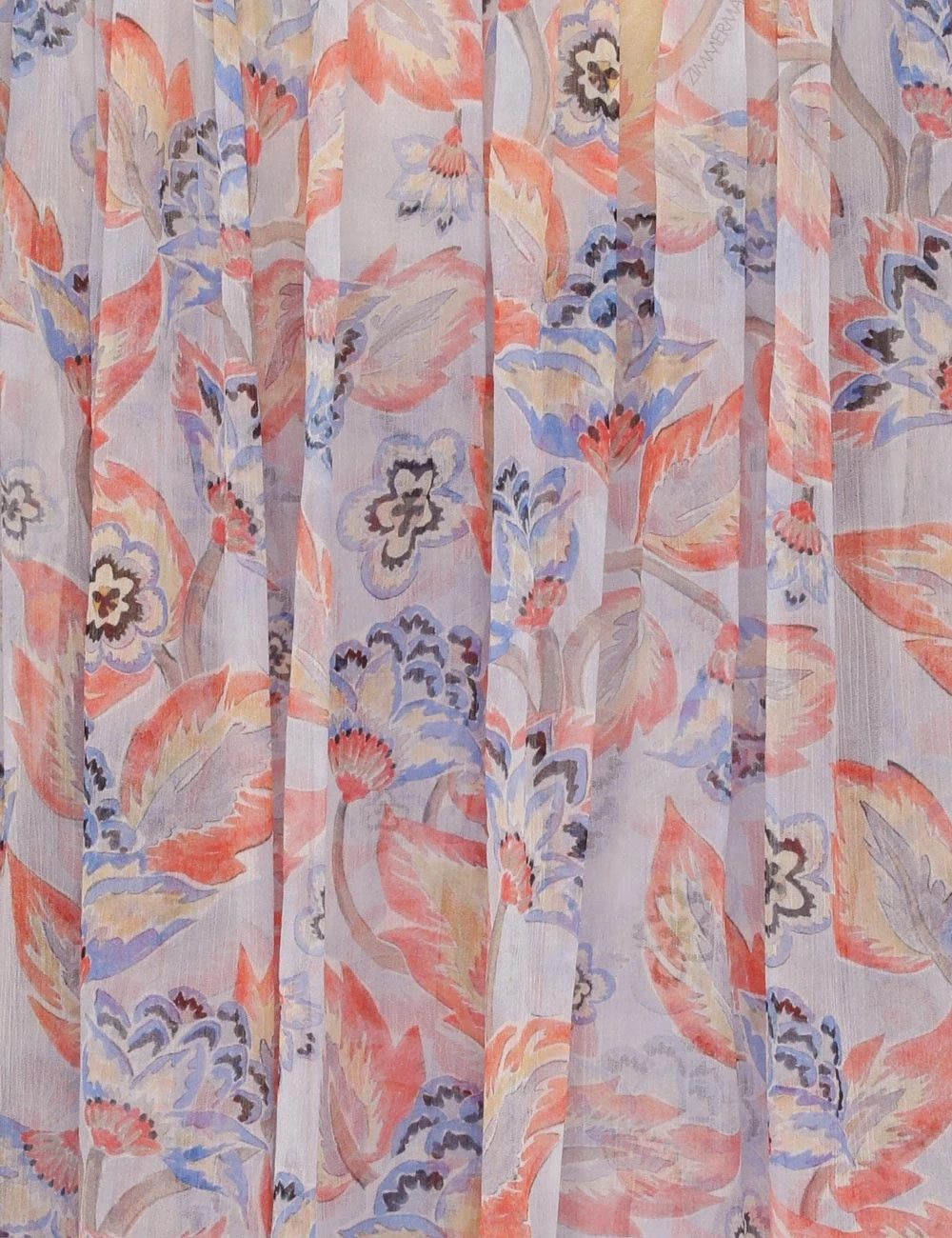 Zimmermann oc11z0825 Eden Lantern Blouse in Multicolor Size L / US 10 / IT 46 - 6 Thumbnail