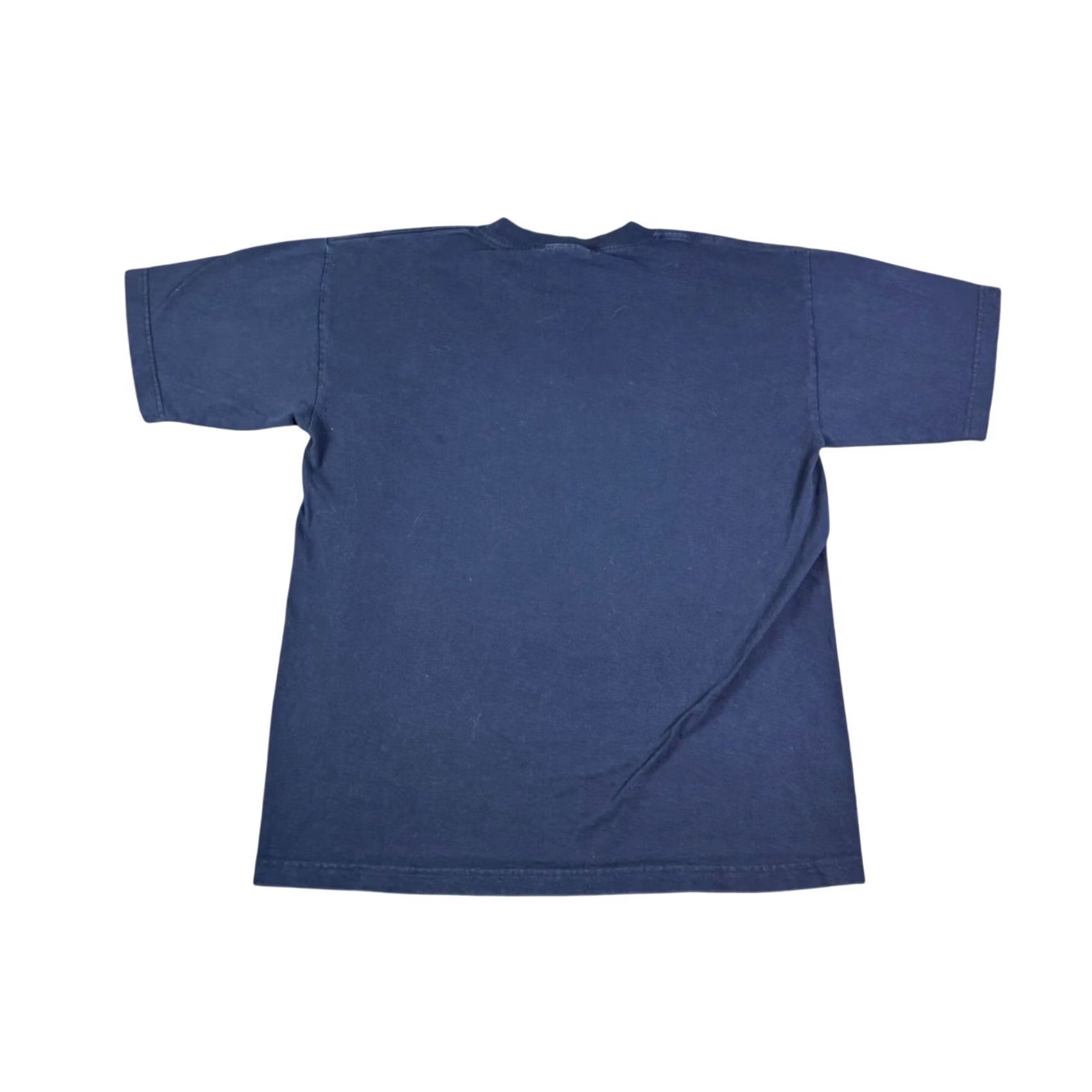 AAA VINTAGE AAA T-Shirt Mens L Blue Graphic Print Crew Neck Short Sleeve Space Galaxy Planet Comet Navy Blue 90s Theme Size US L / EU 52-54 / 3 - 2 Thumbnail