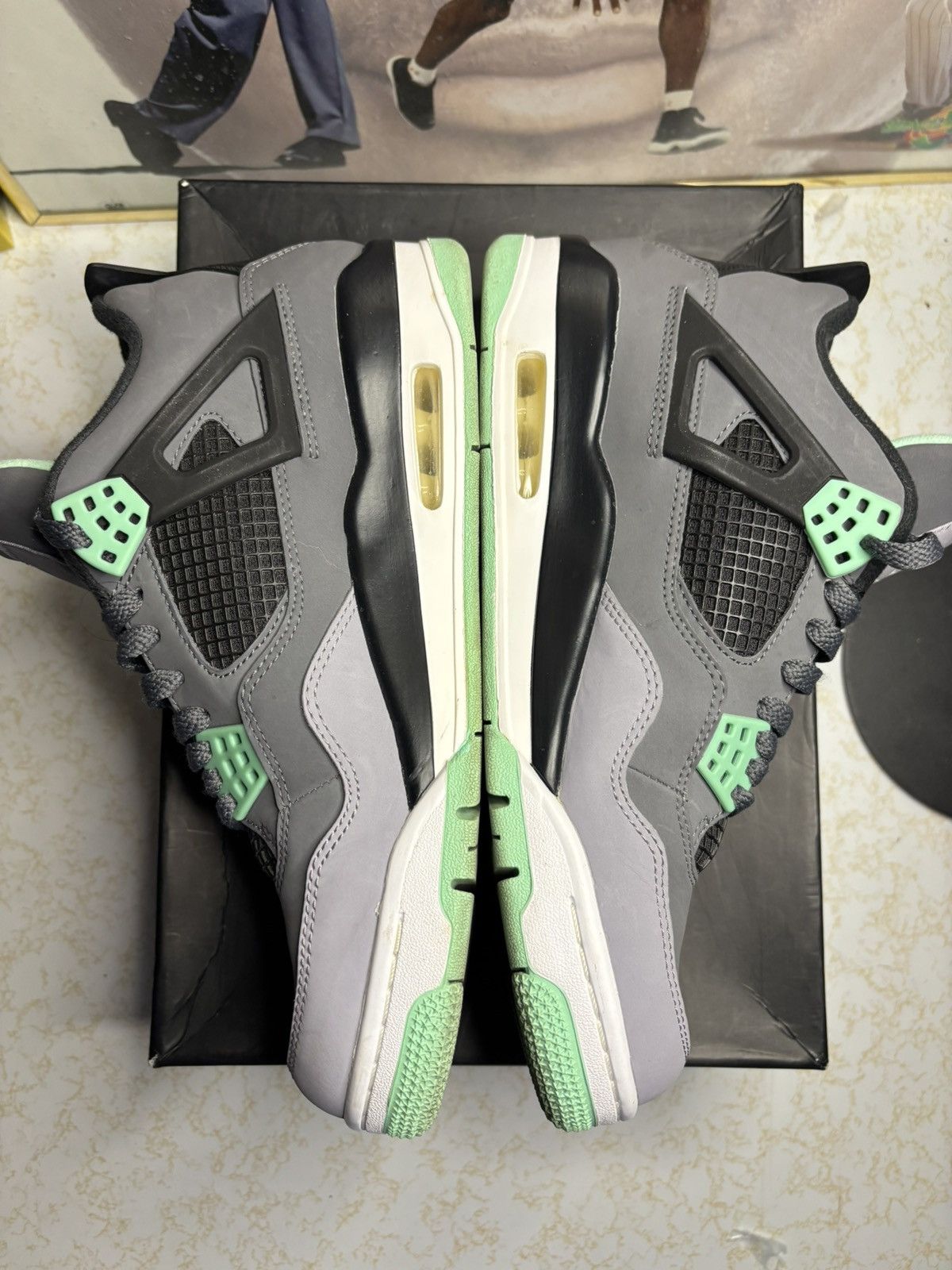 Jordan Brand Jordan Retro 4 ‘green glow’ Size US 8.5 / EU 41-42 - 3 Thumbnail