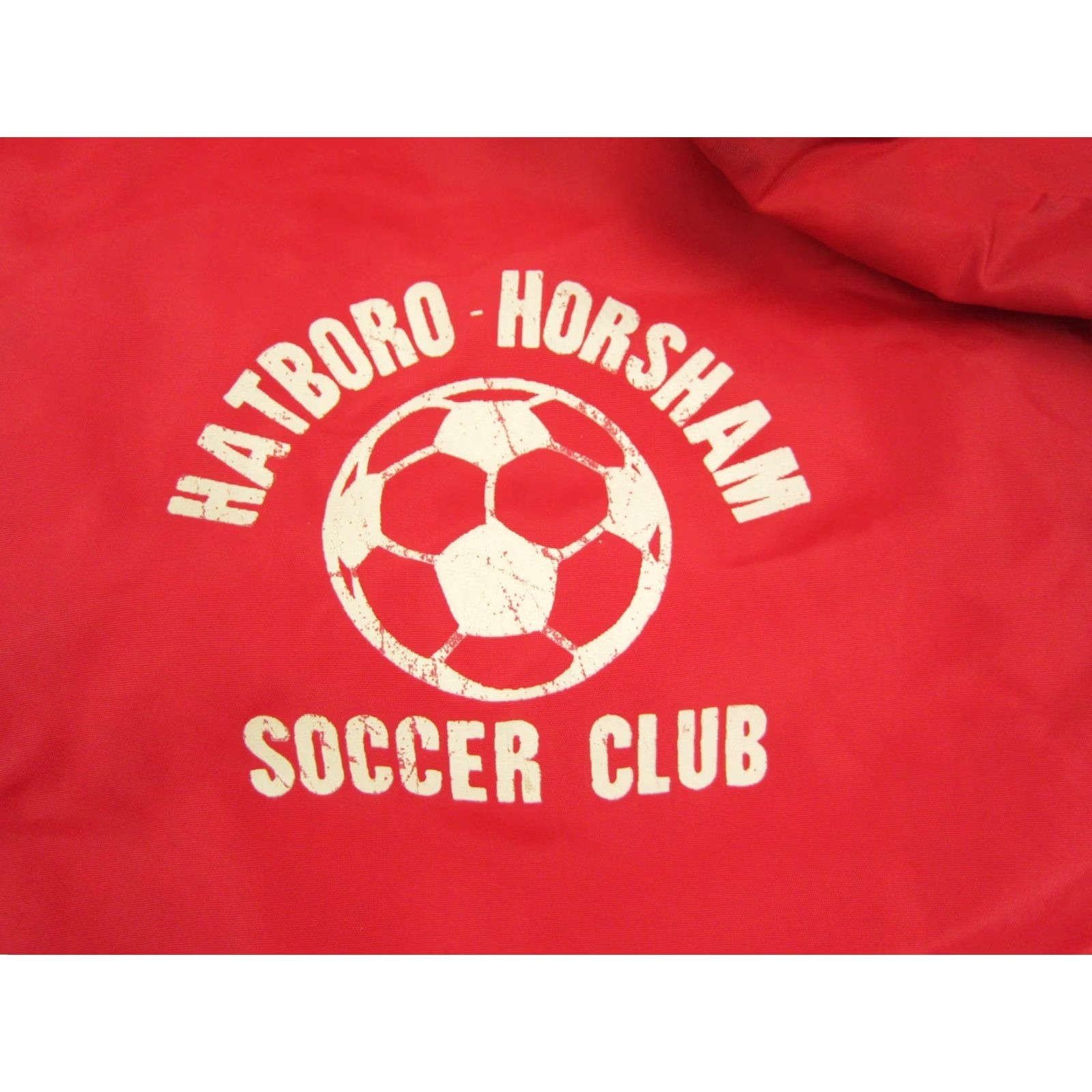 Vintage VINTAGE Maple Windbreaker Jacket Mens Large Red Soccer Club Hatboro Horsham Size US L / EU 52-54 / 3 - 5 Thumbnail