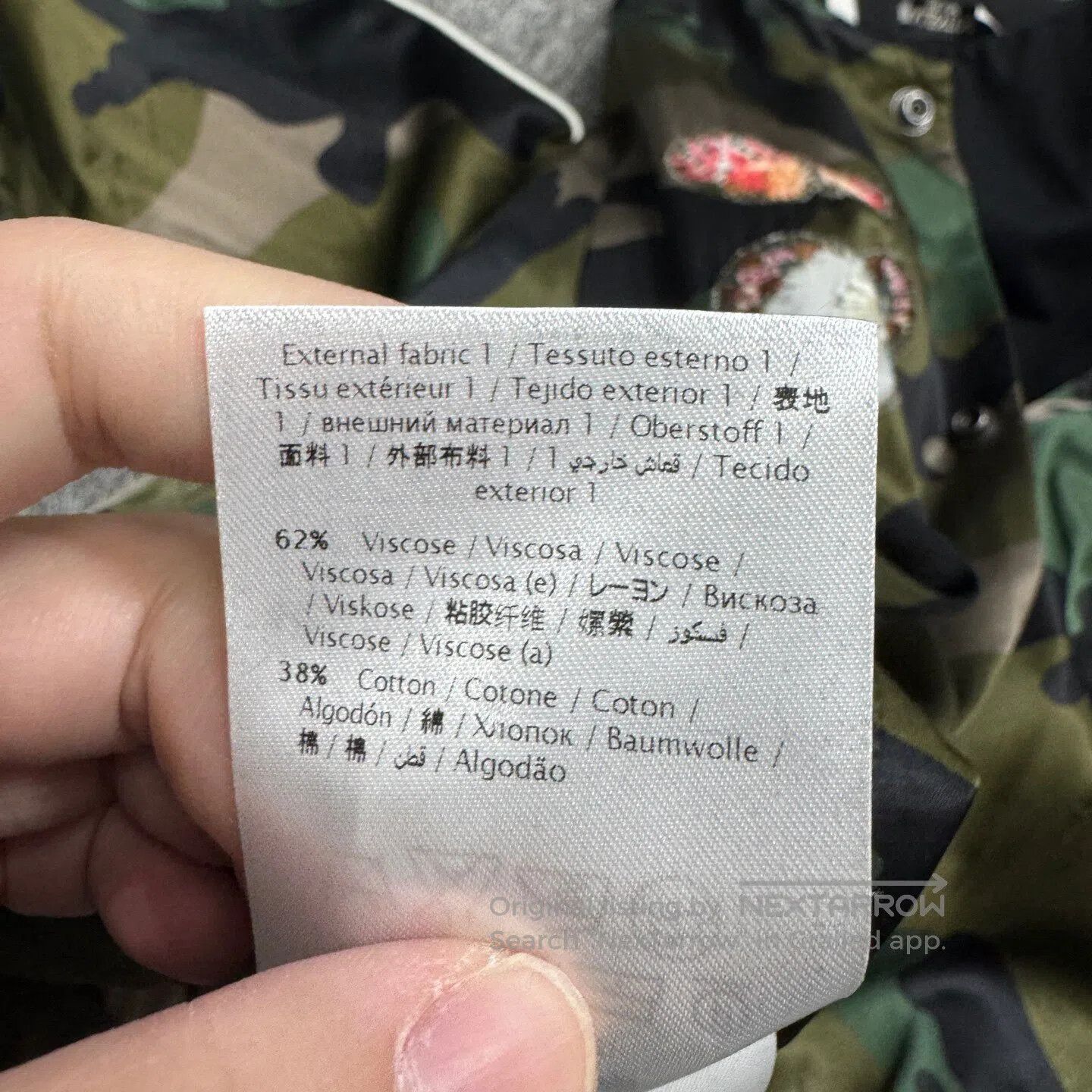 Valentino Valentino Embroidered butterfly camouflage jacket| Size US S / EU 44-46 / 1 - 4 Thumbnail