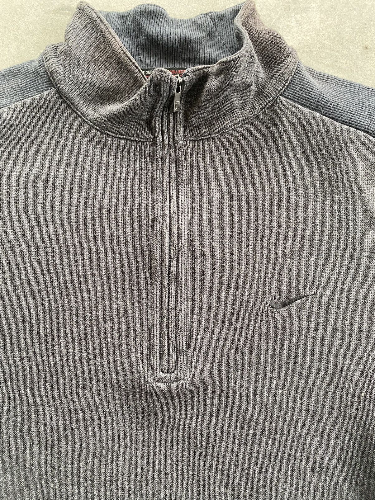 Nike × Vintage NIKE TIGER WOODS COLLECTION MIDZIPPER SWEATER Size US L / EU 52-54 / 3 - 2 Thumbnail