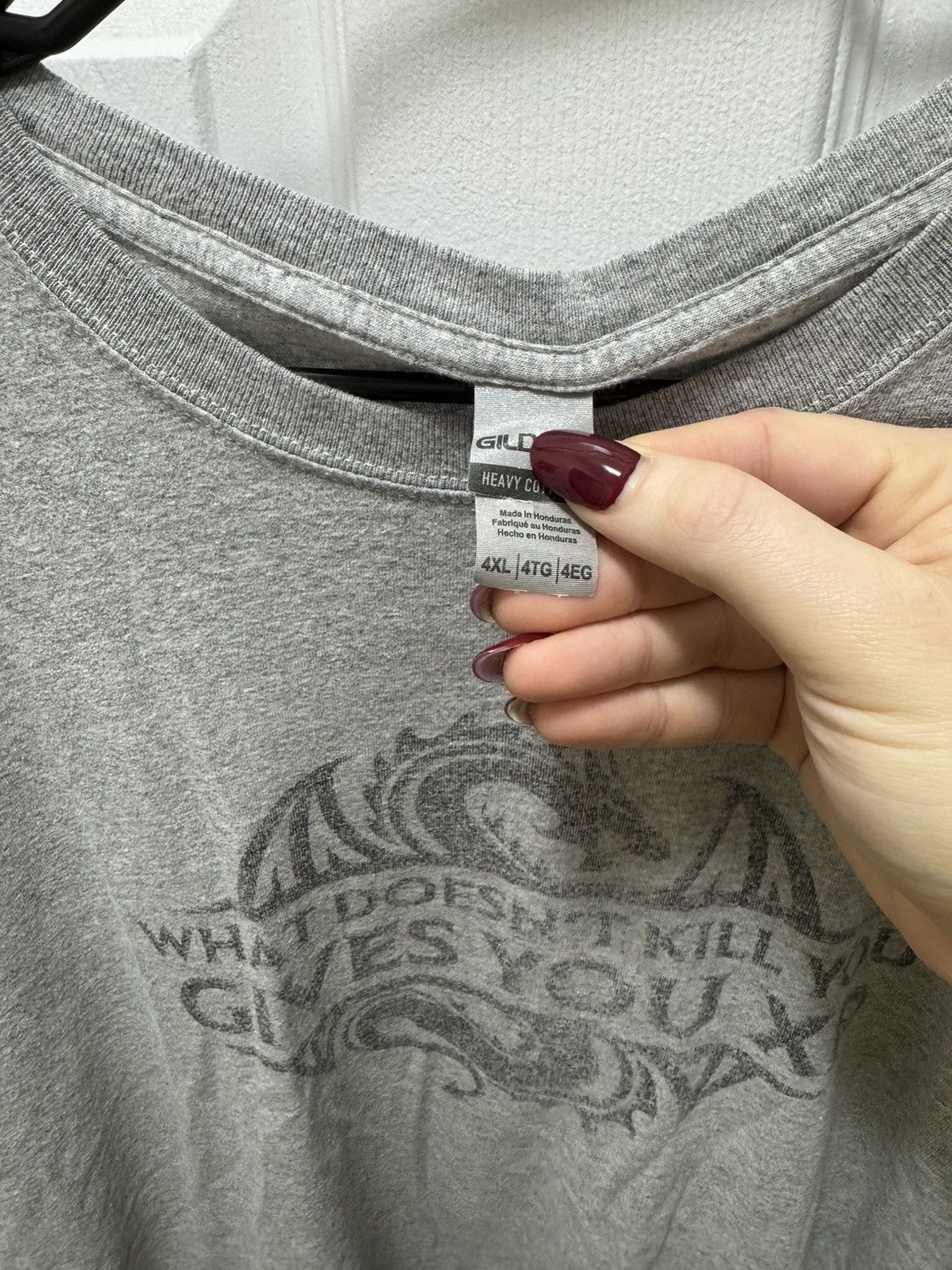 Gildan Gildan Vintage What Doesn't Kill You Gives You XP Gamer Size US XXL / EU 58 / 5 - 2 Thumbnail
