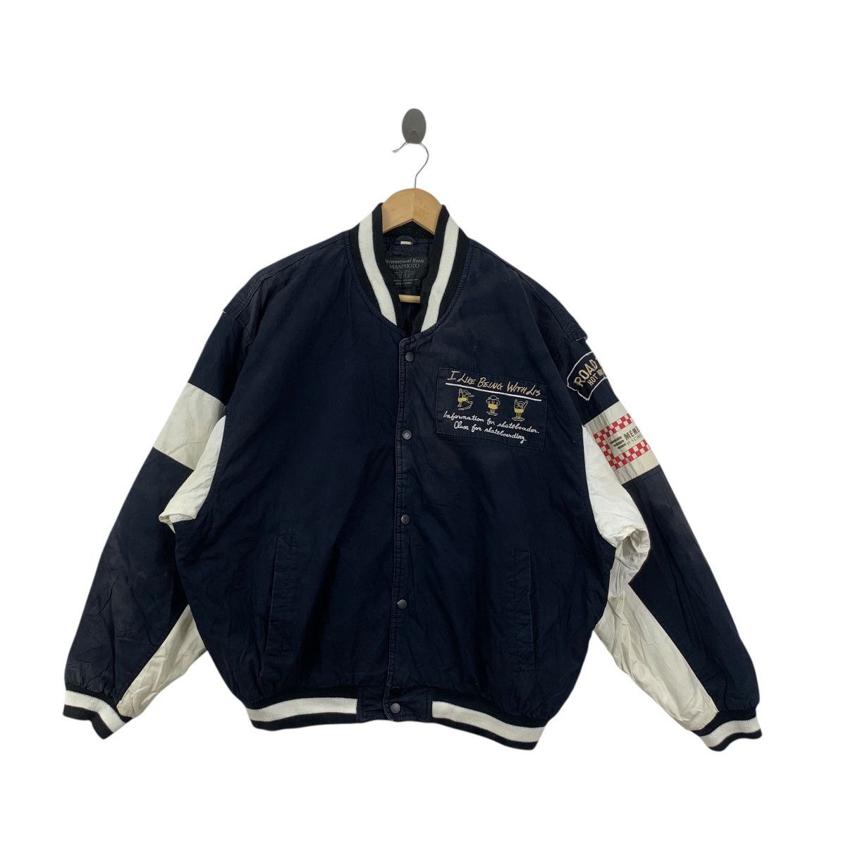 Vintage Vintage MEMBER’S RACING TEAM Road Test Varsity Stadium Size US XXL / EU 58 / 5 - 3 Thumbnail