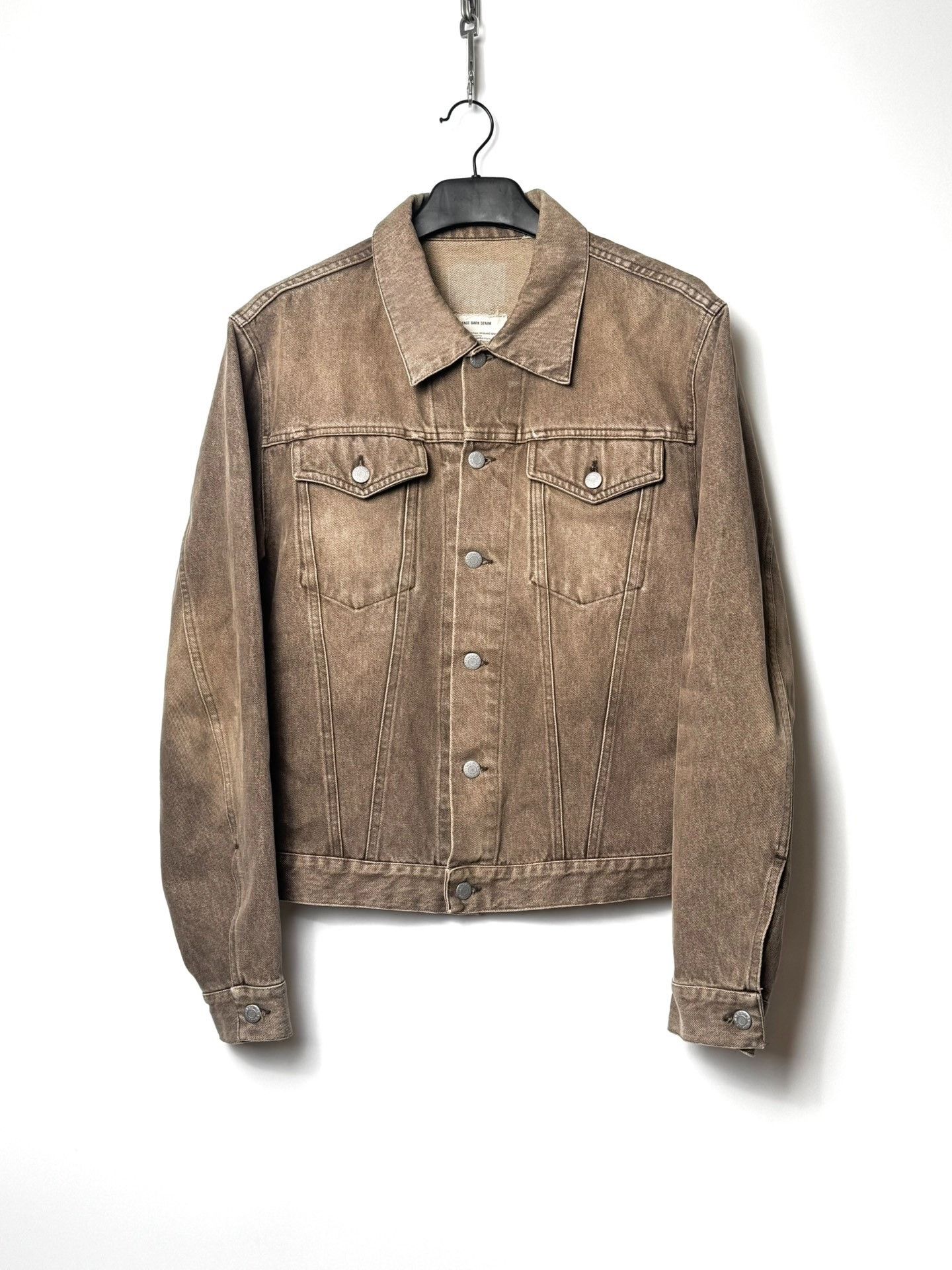 Helmut Lang Helmut Lang 1999 Oversleeve Wax Denim jacket | Grailed