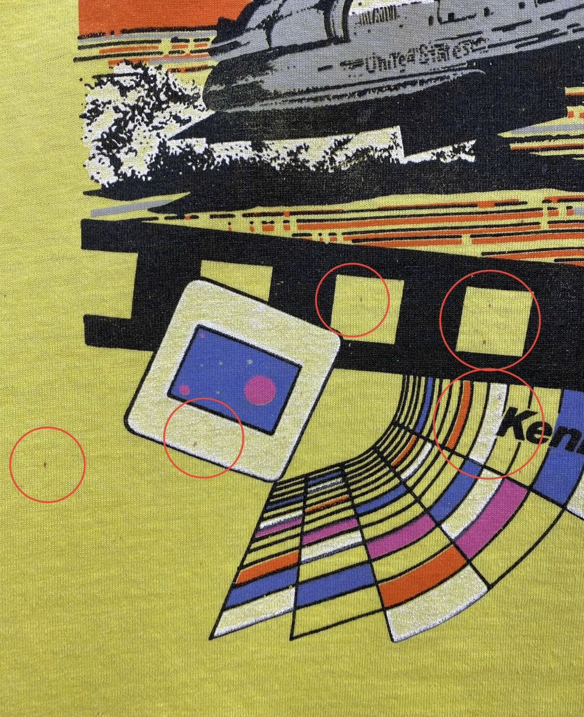 Vintage Vintage Screen Stars Kennedy Space Center Florida T-Shirt Size US XL / EU 56 / 4 - 5 Thumbnail