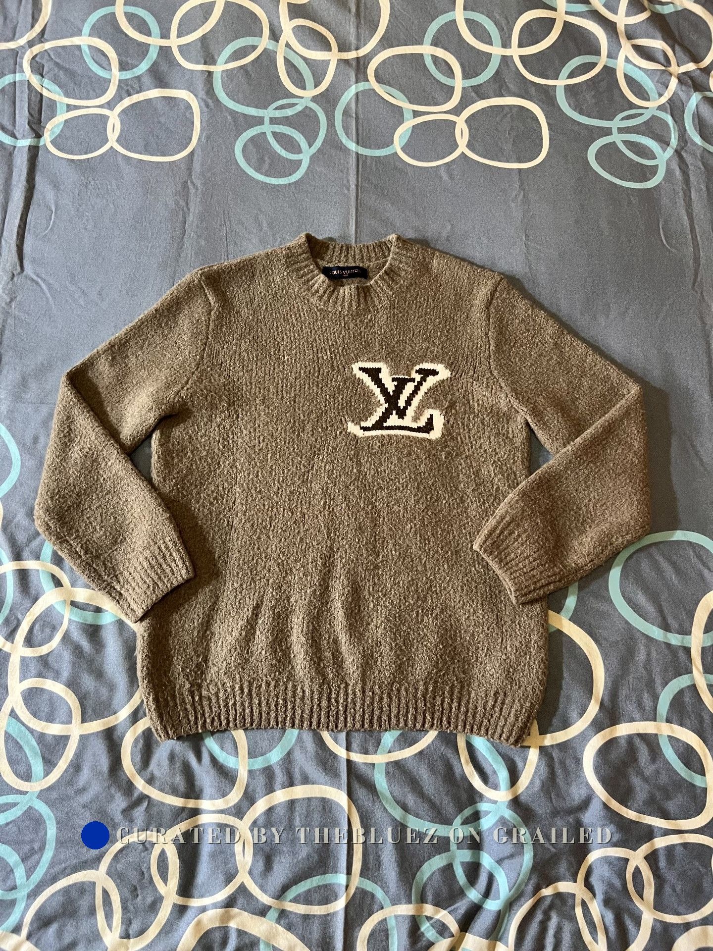 Louis Vuitton Louis Vuitton Show Slogan Sweater Coat Size US L / EU 52-54 / 3 - 1 Thumbnail