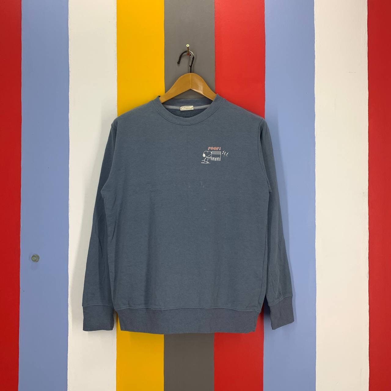 Peanuts SNOOPY PEANUTS Crew Neck Sweatshirt #2556/S Size US M / EU 48-50 / 2 - 3 Thumbnail