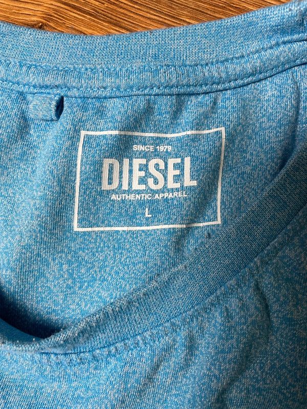Diesel Diesel T-shirt Baby Blue Size US L / EU 52-54 / 3 - 6 Thumbnail