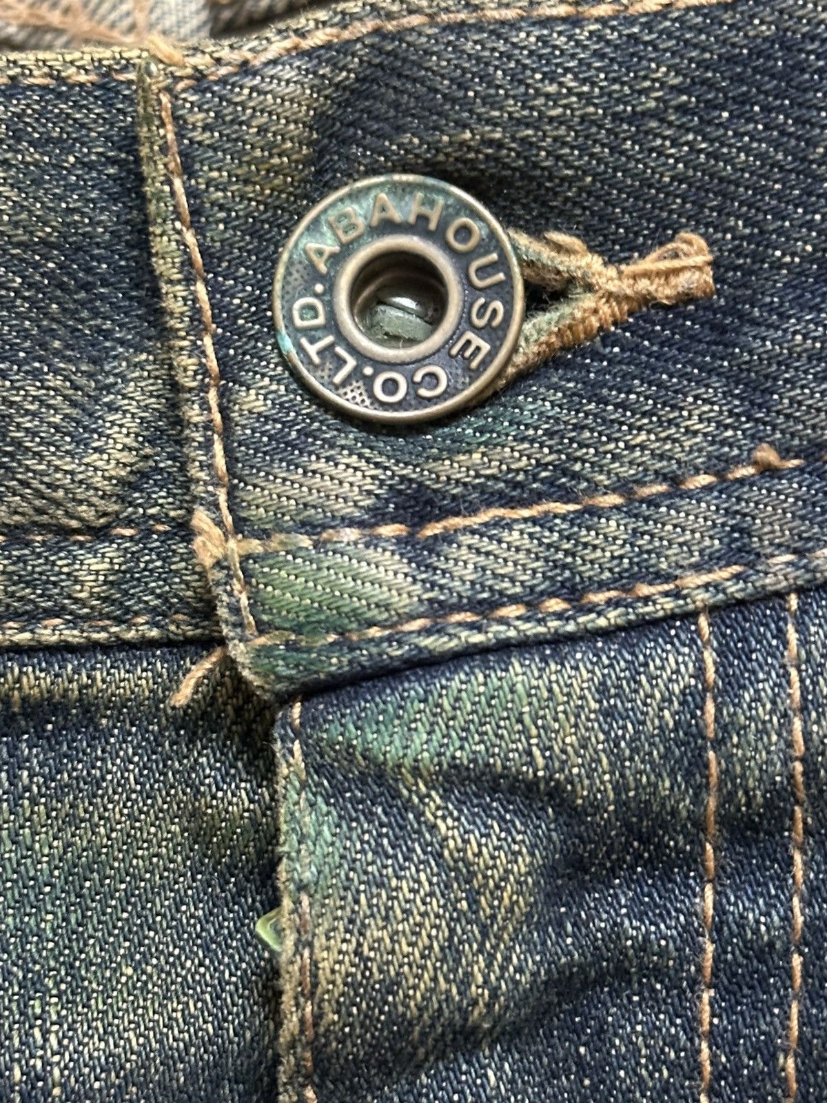 ABAHOUSE Vintage Japanese Abahouse Mud Wash Style Jeans Size US 33 - 9 Thumbnail