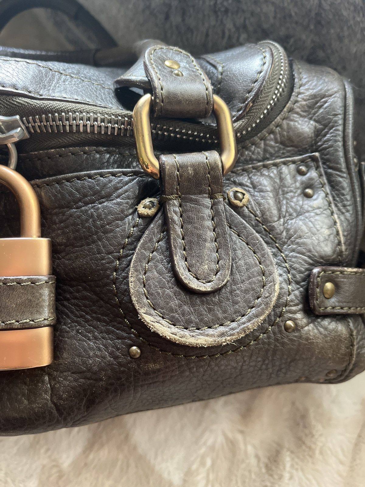 Chloe Vintage Dark Army Green Chloe Paddington Size ONE SIZE - 6 Thumbnail