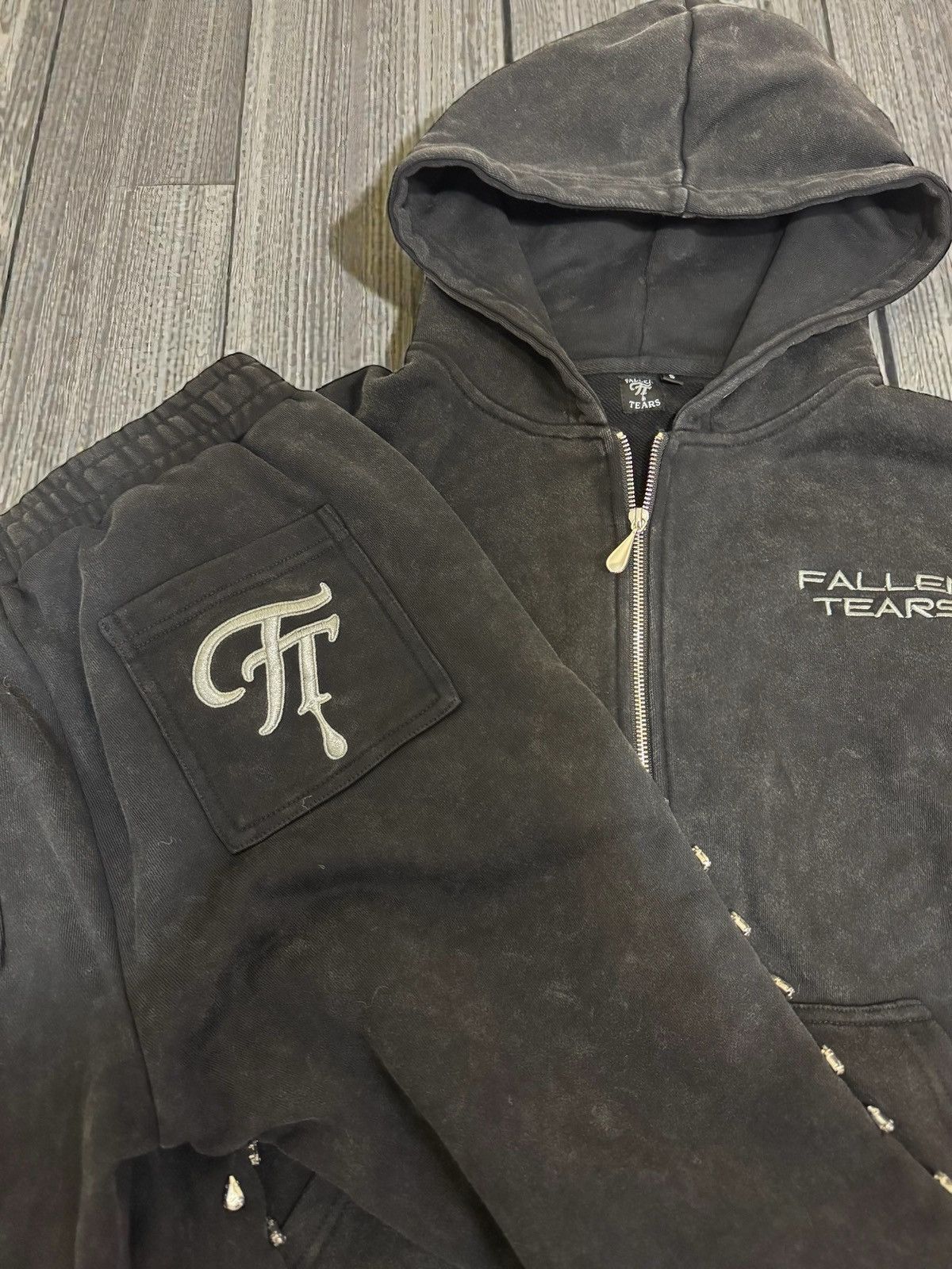 Other Fallen Tears Midnight Mourning Sweatsuit Size US L / EU 52-54 / 3 - 2 Thumbnail