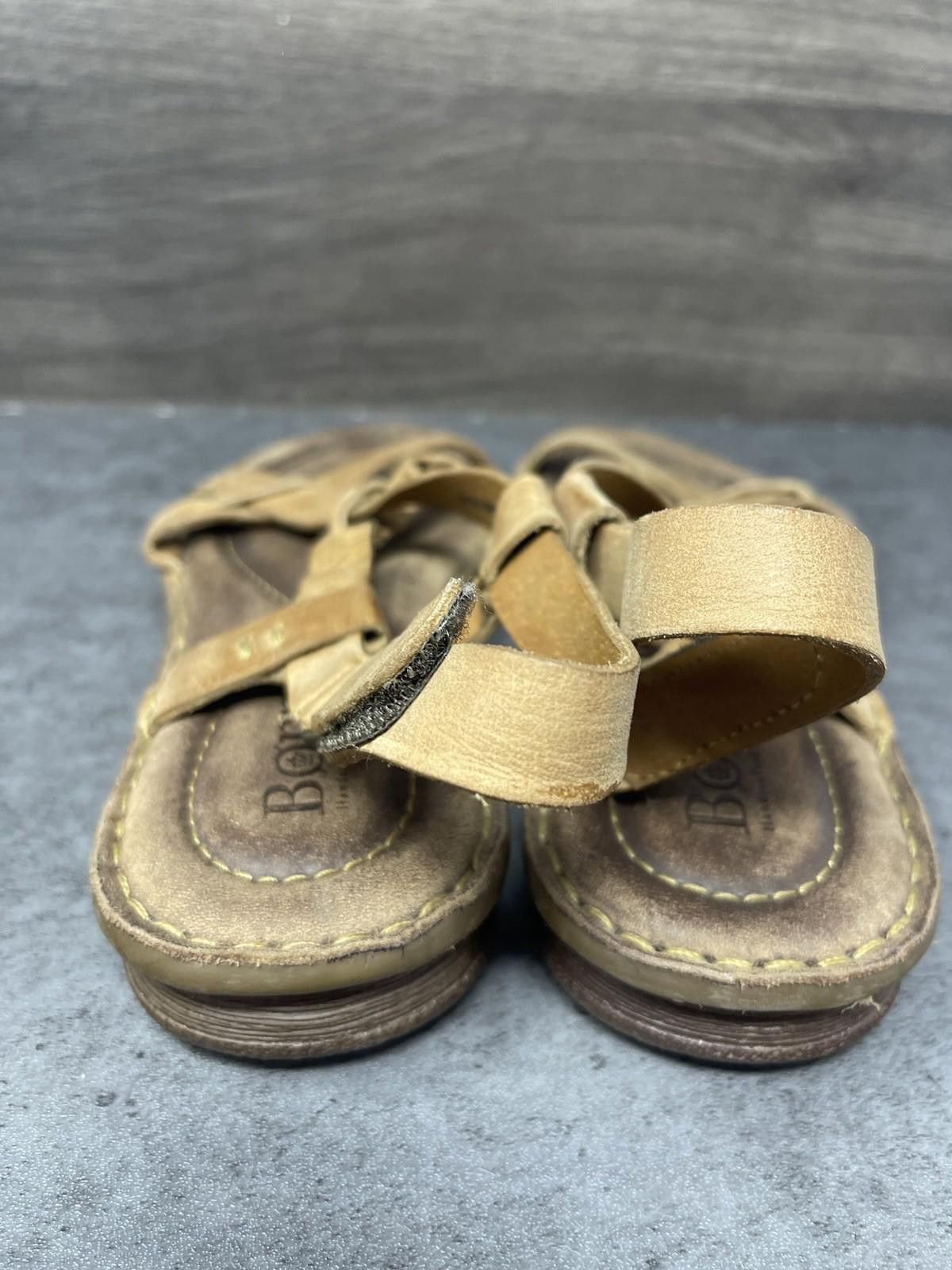 Born Born Sandals Womens Size 8 (39) Brown Leather Strappy Size US 8 / IT 38 - 7 Thumbnail