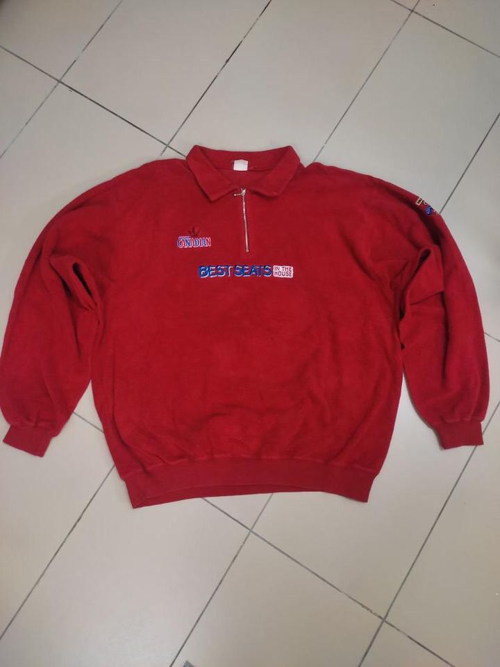 Vintage MOLSON CANADIAN VINTAGE MASTERCARD CUP MEMORIAL HALF ZIPPER Size US XL / EU 56 / 4 - 1 Thumbnail