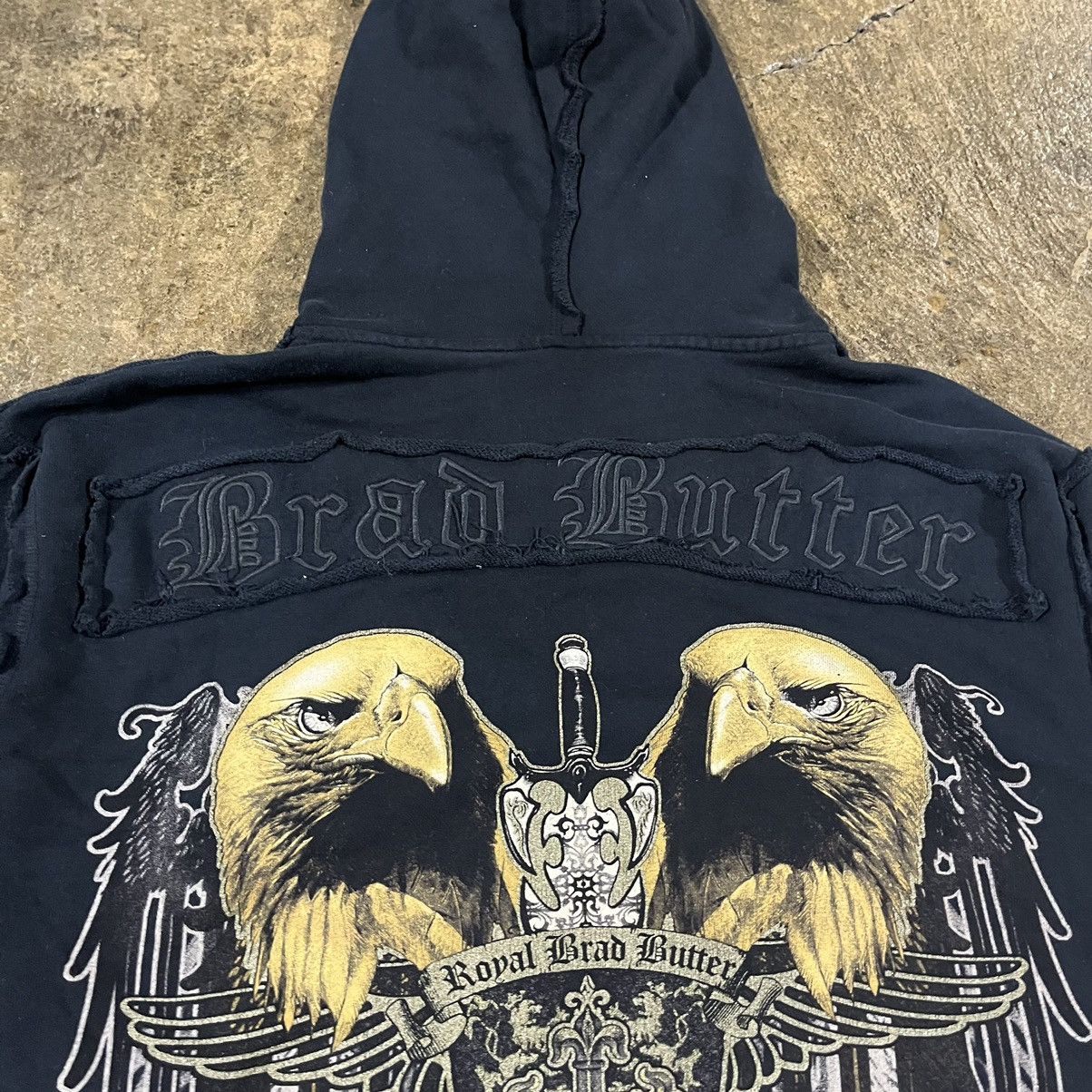 Affliction × Tapout × Vintage Crazy Vintage Y2K Affliction Style Grunge Goth Zip-Up Hoodie Size US XL / EU 56 / 4 - 9 Thumbnail