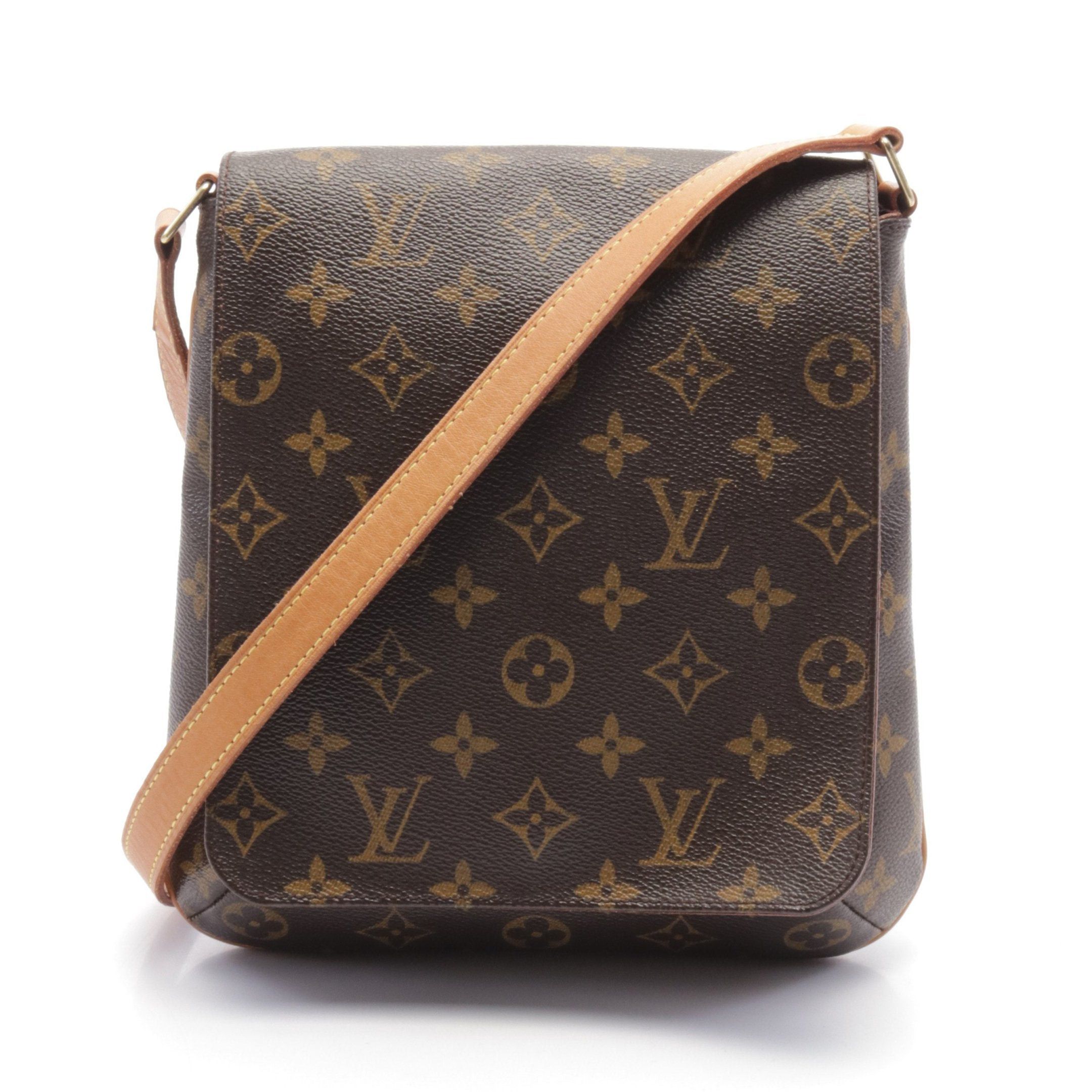 Louis Vuitton Louis Vuitton Musette Salsa Long Strap Monogram Shoulder Bag Leather Brown Size ONE SIZE - 1 Thumbnail
