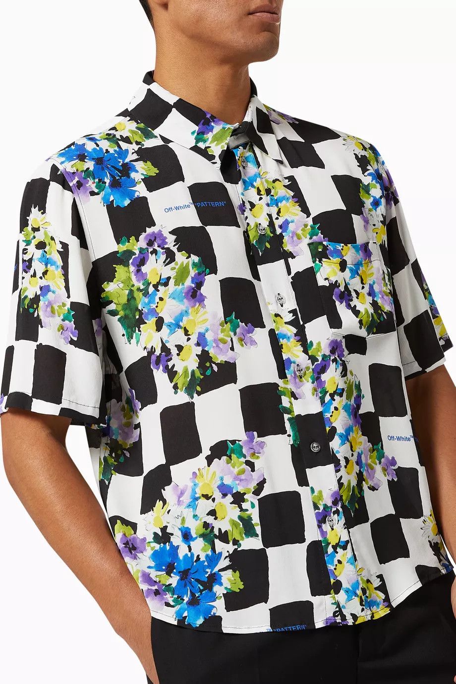 Off-White o1y0325 Patterned Shirt in Multicolor Size US M / EU 48-50 / 2 - 2 Thumbnail