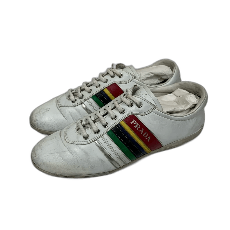 Prada Prada Casual Sneakers with Colorful Stripes -2505 Size US 6 / IT 36 - 1 Thumbnail