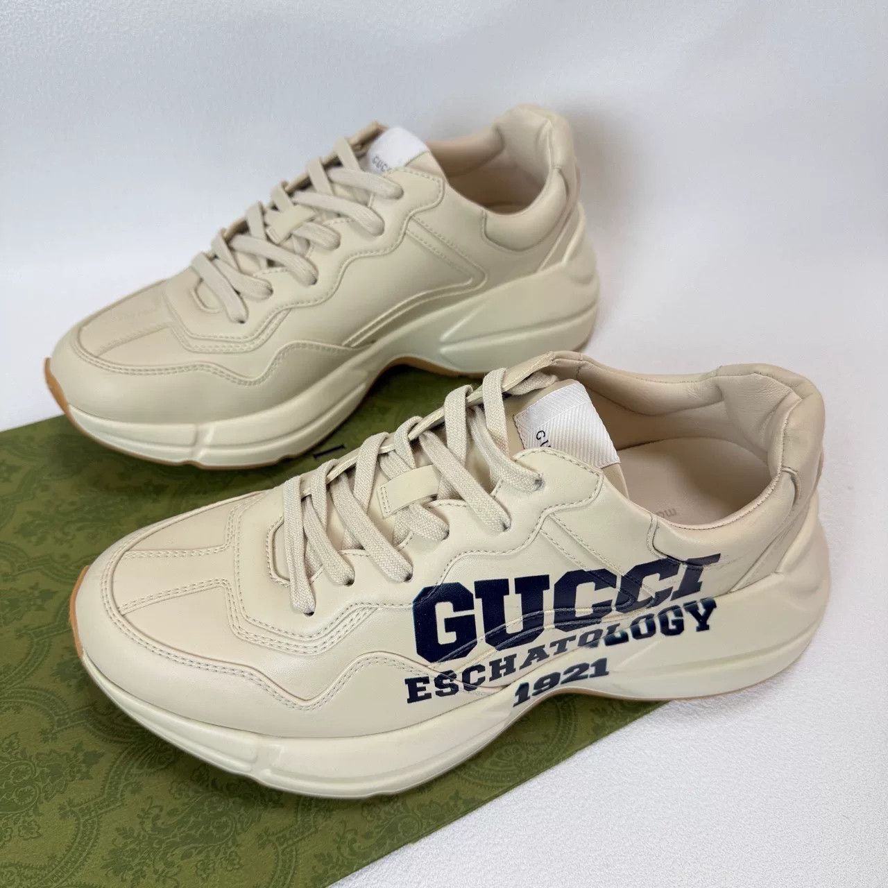 Gucci gucci 25 logo dad sneakers in beige Size US 6.5 / EU 39-40 - 1 Thumbnail