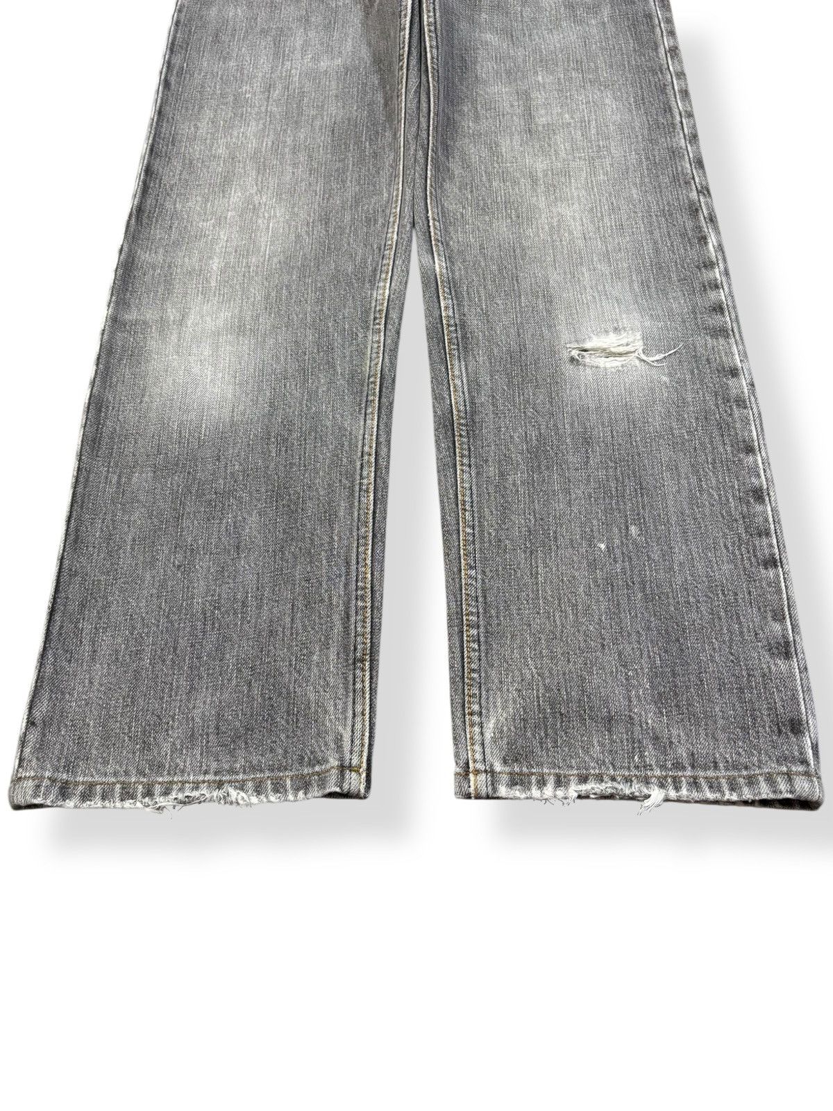 Japanese Brand Vintage Japanese Brand Junmen Black Faded Distressed Jeans Size US 30 / EU 46 - 5 Thumbnail
