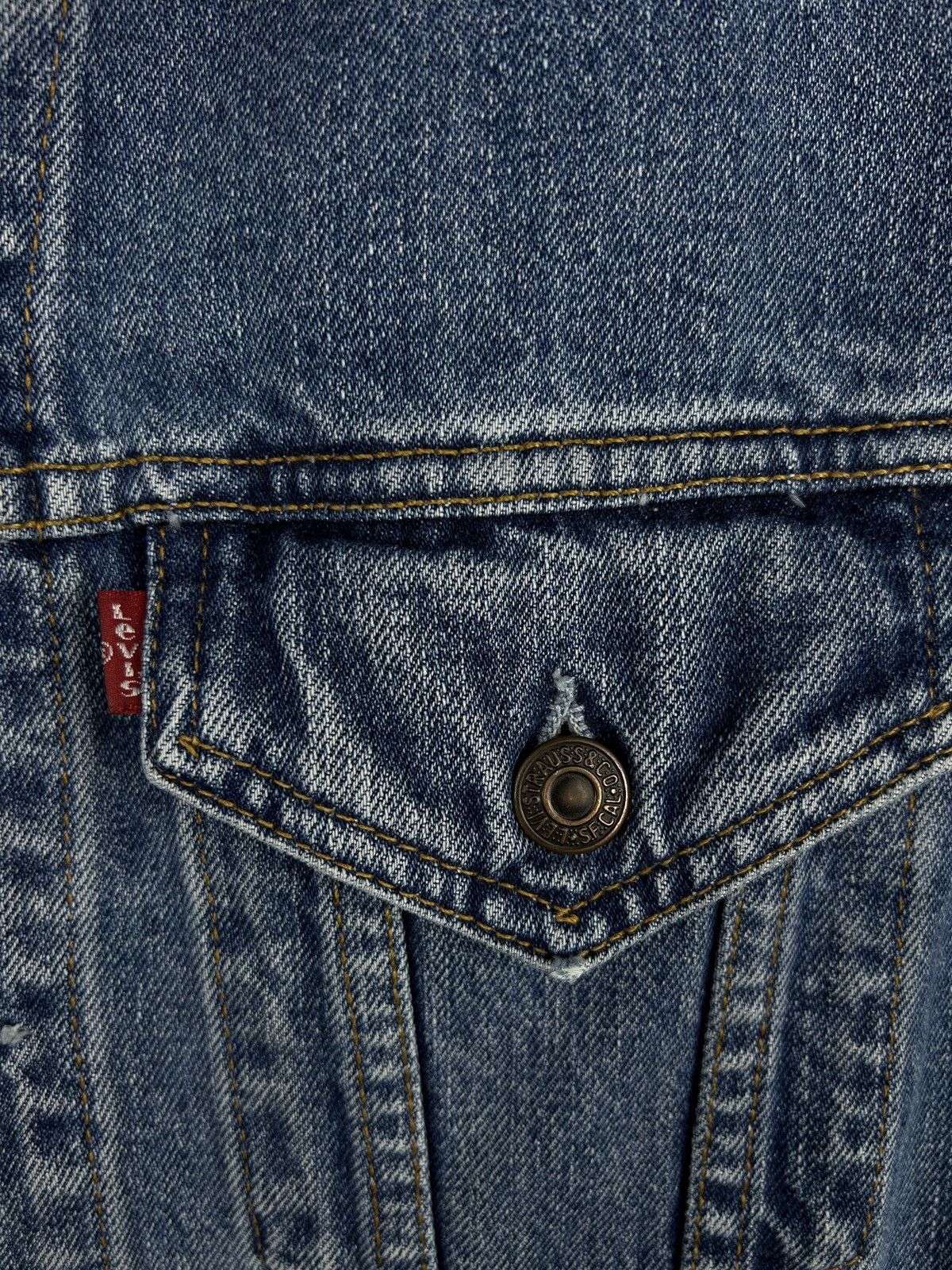 Levi's × Levi's Vintage Clothing × Vintage Mens Vintage Levis Denim jacket trucker y2k streetwear rare Size US M / EU 48-50 / 2 - 7 Thumbnail