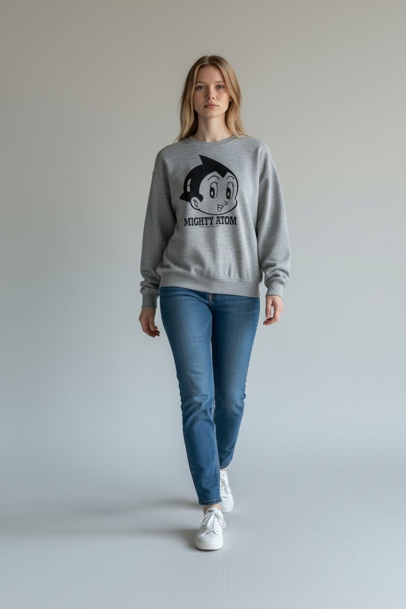Anime Vintage Mighty Atom Astro Boy Crewneck Sweatshirt Size US L / EU 52-54 / 3 - 1 Thumbnail