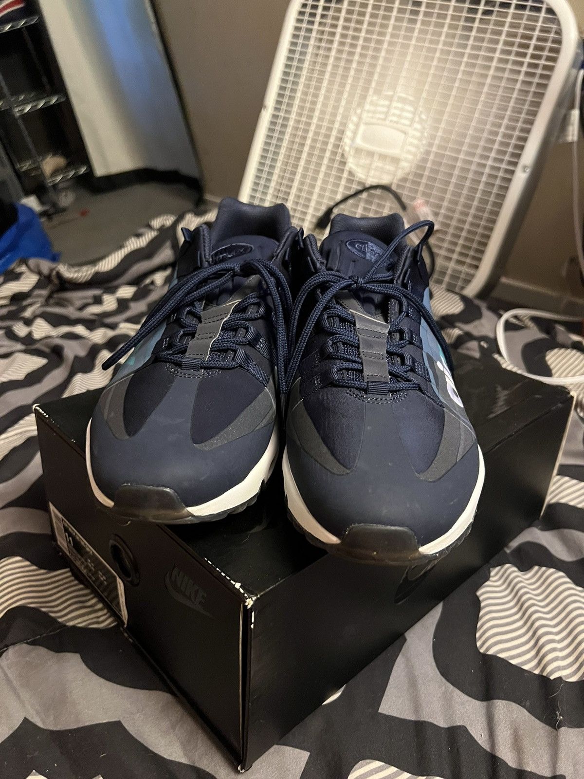 Nike Nike Air Max 95 NS GPX Big Logo Obsidian Blue Size 11 Size US 11 / EU 44 - 4 Thumbnail