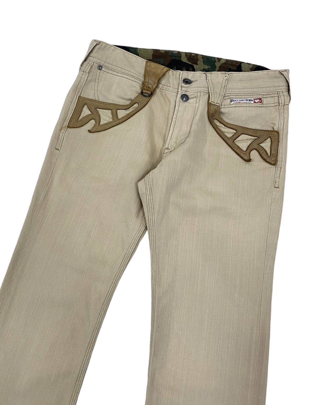 Hysteric Glamour NicoleClubForMen Japan Leather Pockets Jeans Size US 31 - 5 Thumbnail