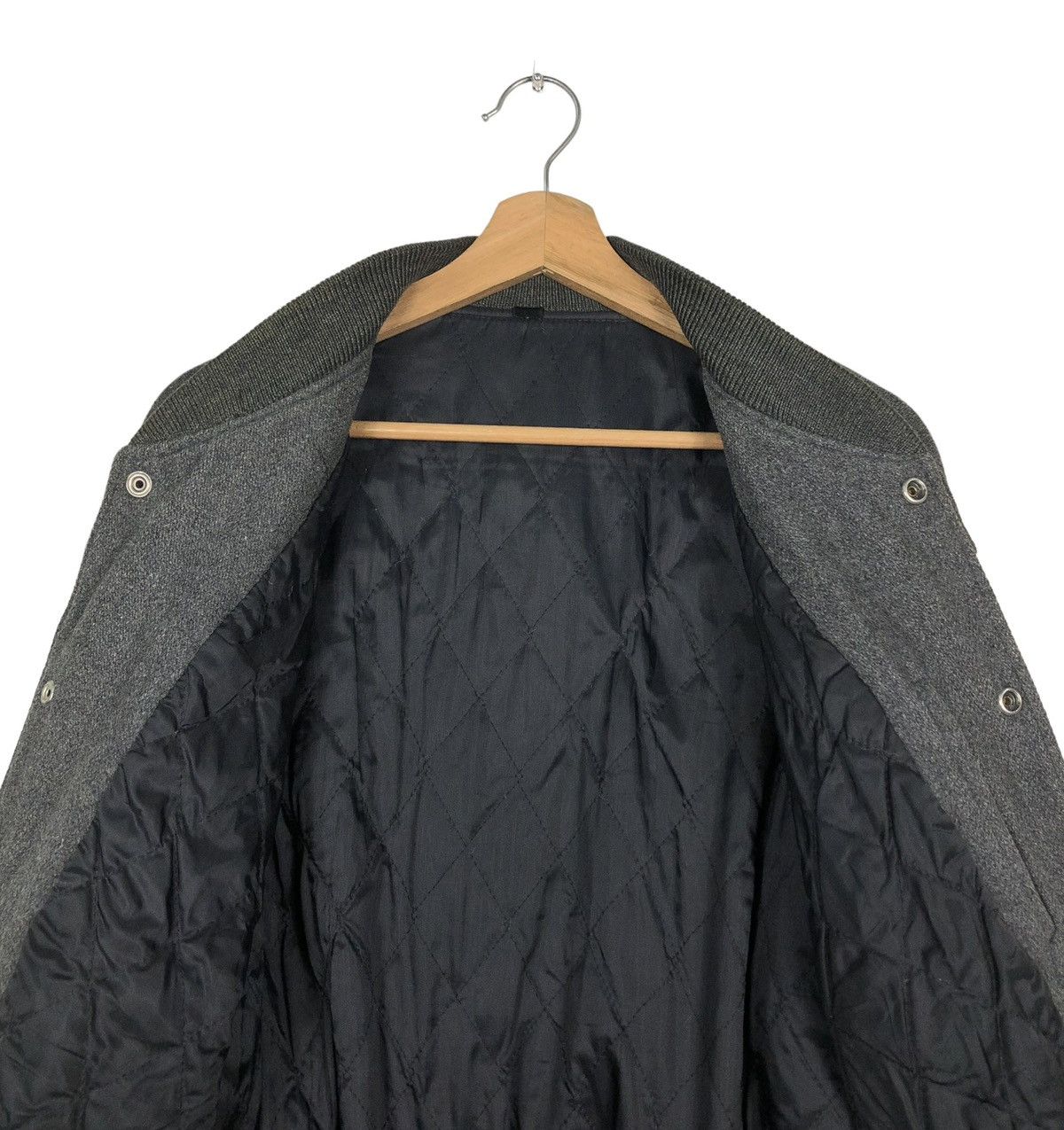 Japanese Brand 🔥VINTAGE LEATHER VARSITY BOMBER JACKET ISSEY MIYAKE Size US M / EU 48-50 / 2 - 14 Thumbnail