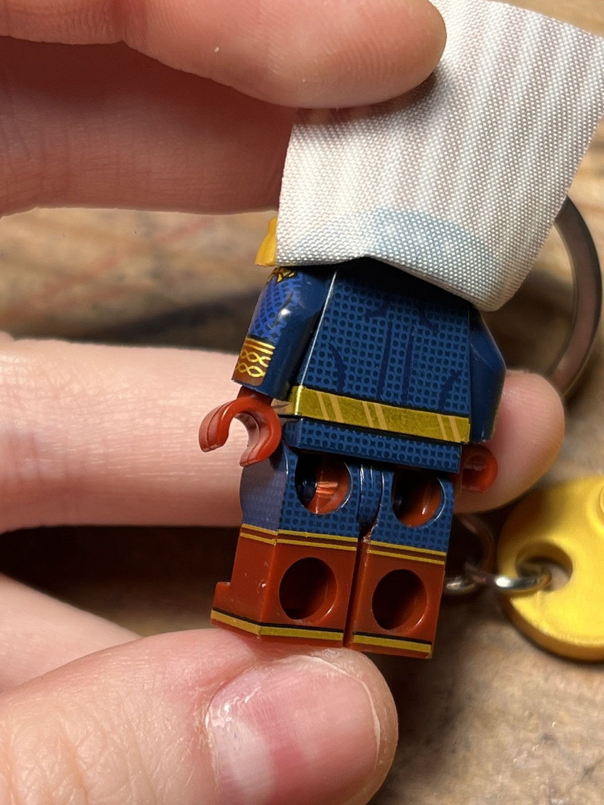 Anime Homelander the boys minifigure keychain keyring Size ONE SIZE - 7 Thumbnail