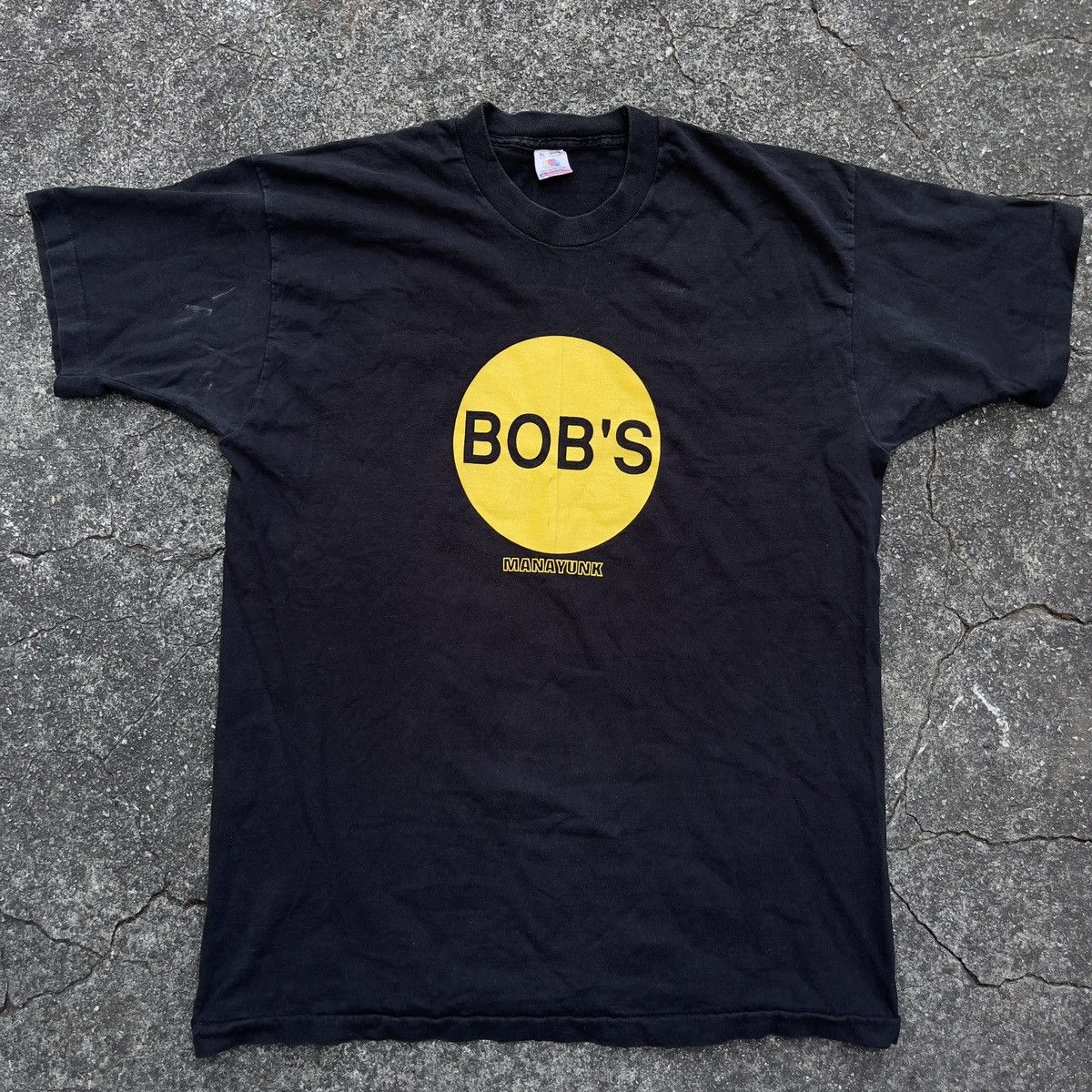 Fruit Of The Loom × Vintage Vintage 90s BOBS MANAYUNK PHILADELPHIA Single Stitch Size US XL / EU 56 / 4 - 1 Thumbnail
