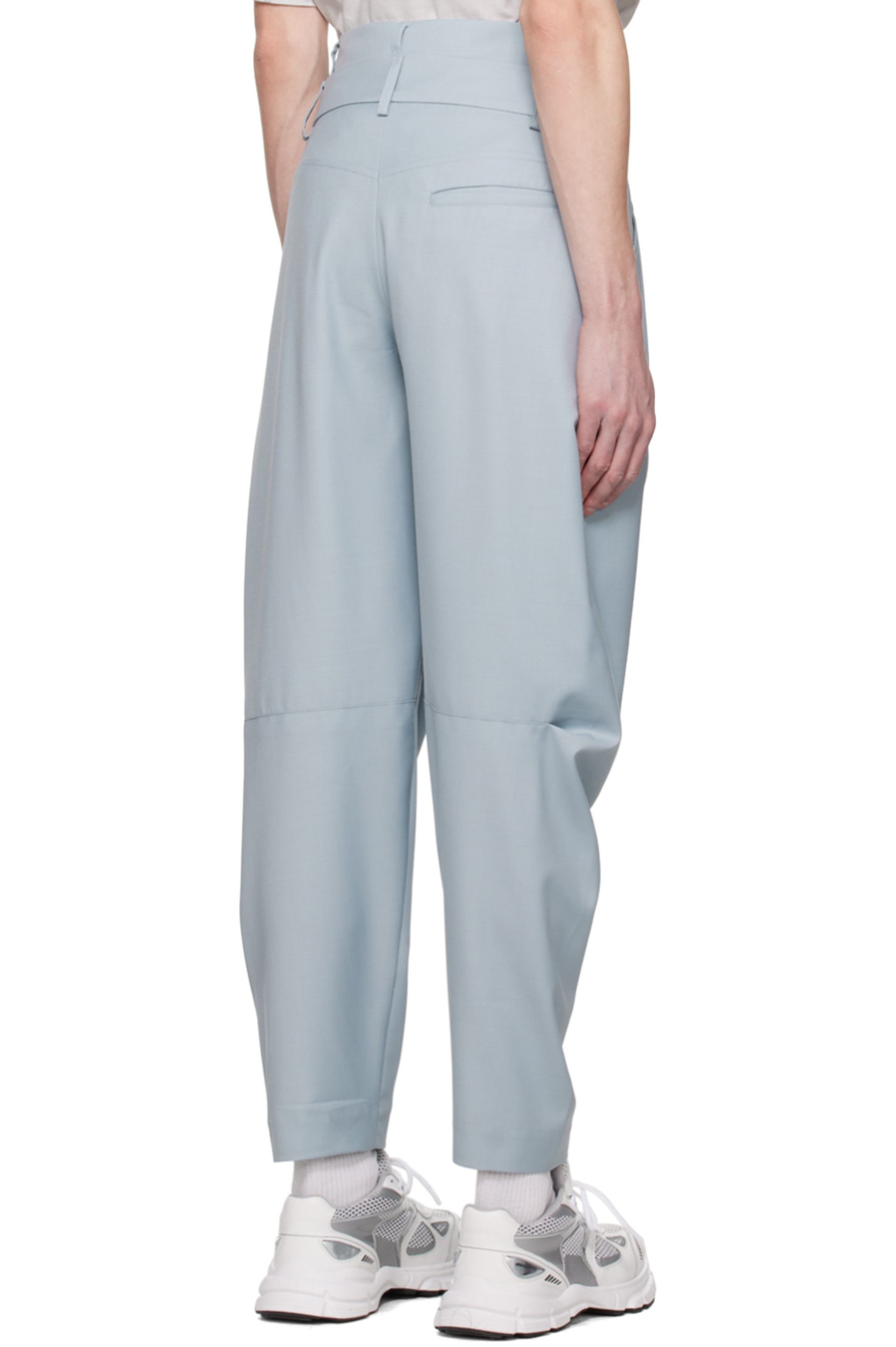 Feng Chen Wang Double Waistband Trousers Size US 34 / EU 50 - 3 Thumbnail